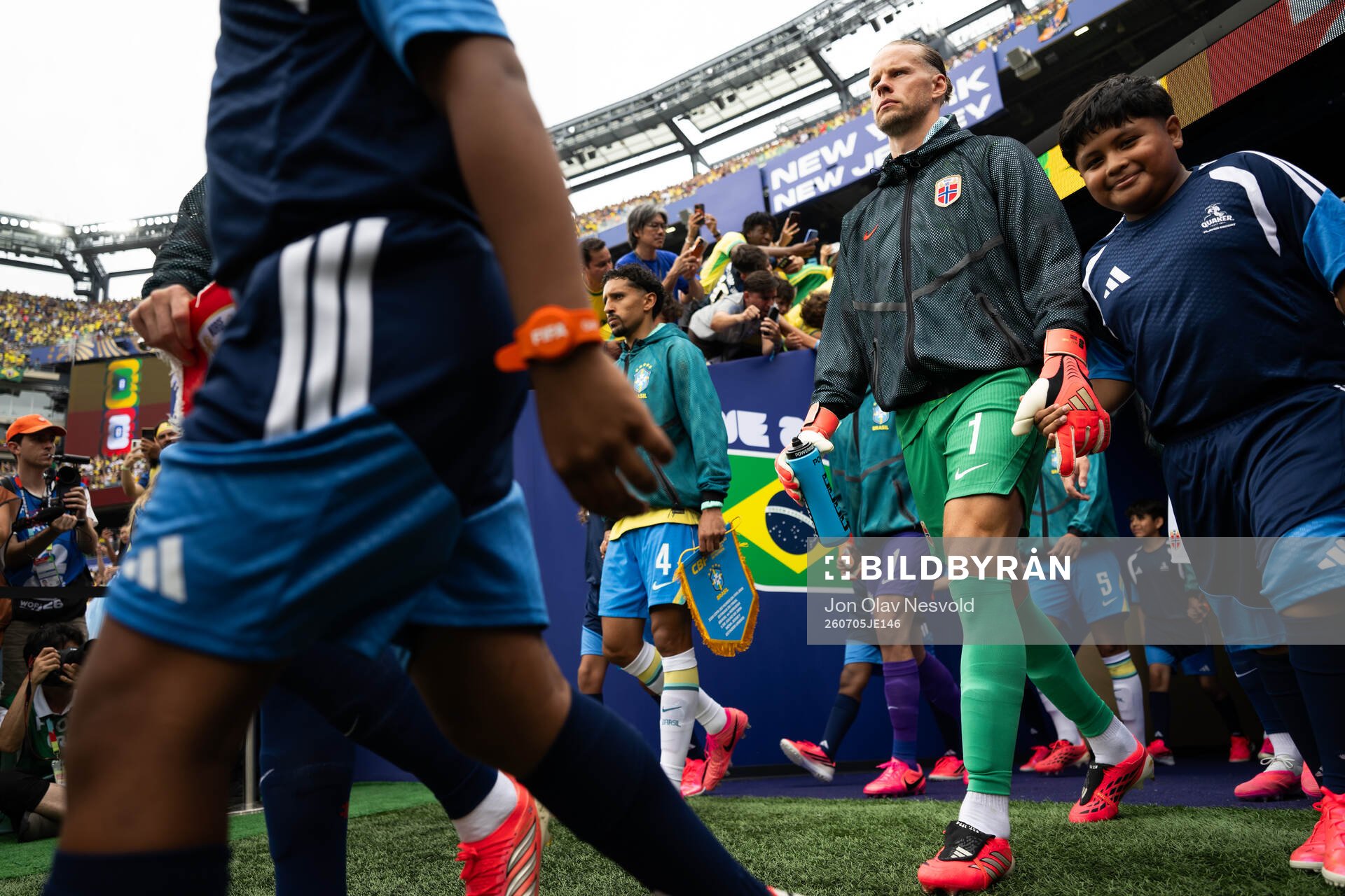 Goalkeeper Ørjan Nyland of Norway