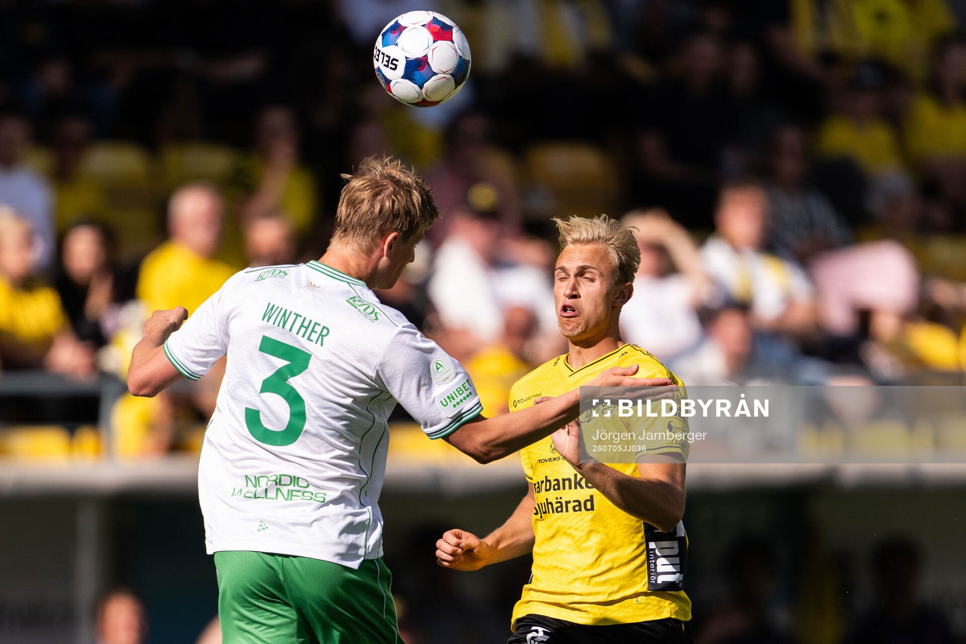 Hammarbys Frederik Winther och Elfsborgs Leo Östman