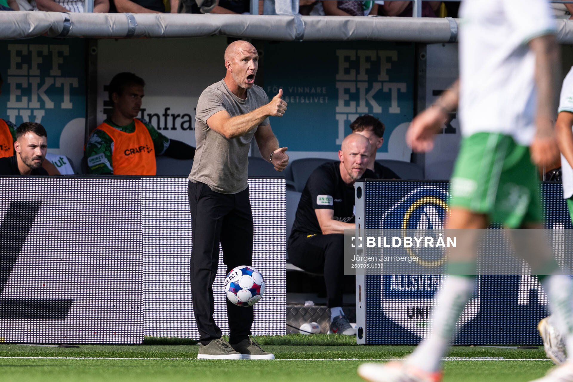 Hammarbys tränare Henrik Rydström