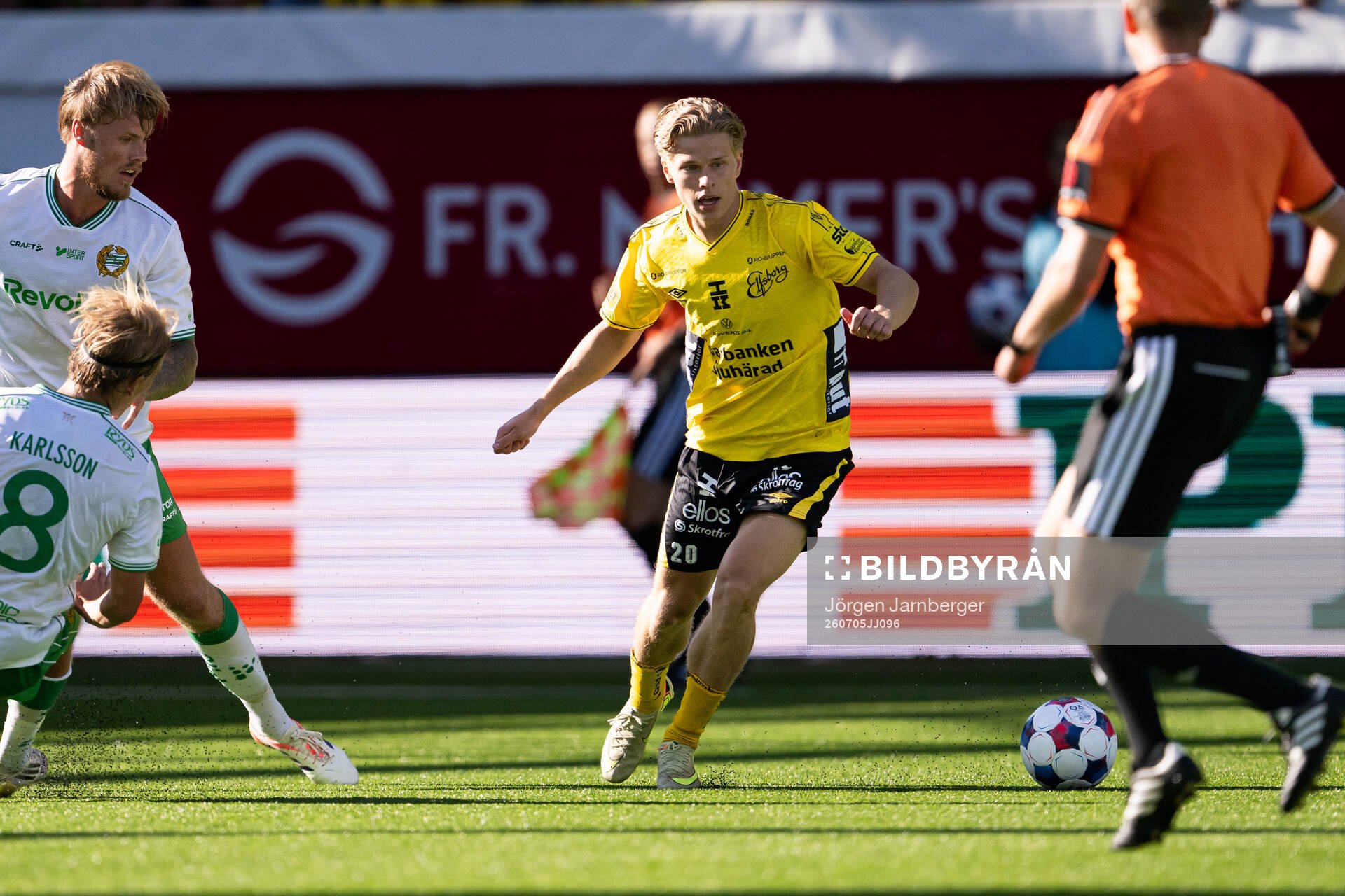 under fotbollsmatchen i Allsvenskan mellan Elfsborg och