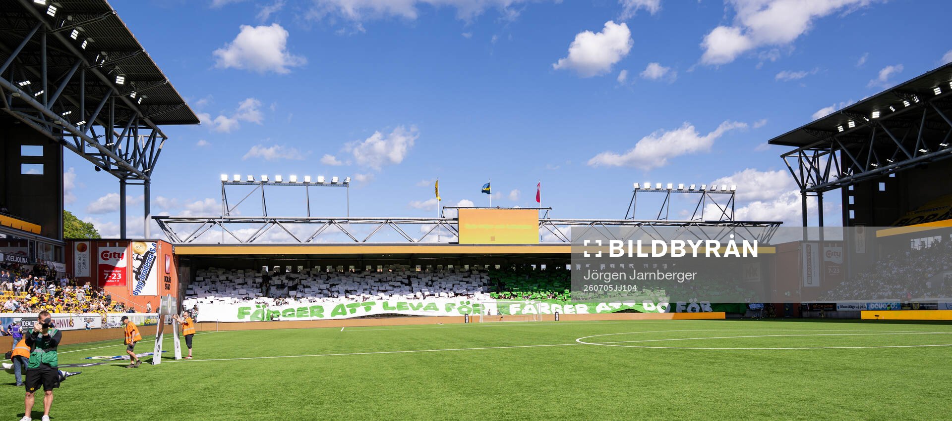 Hammarbys supportrar tifo