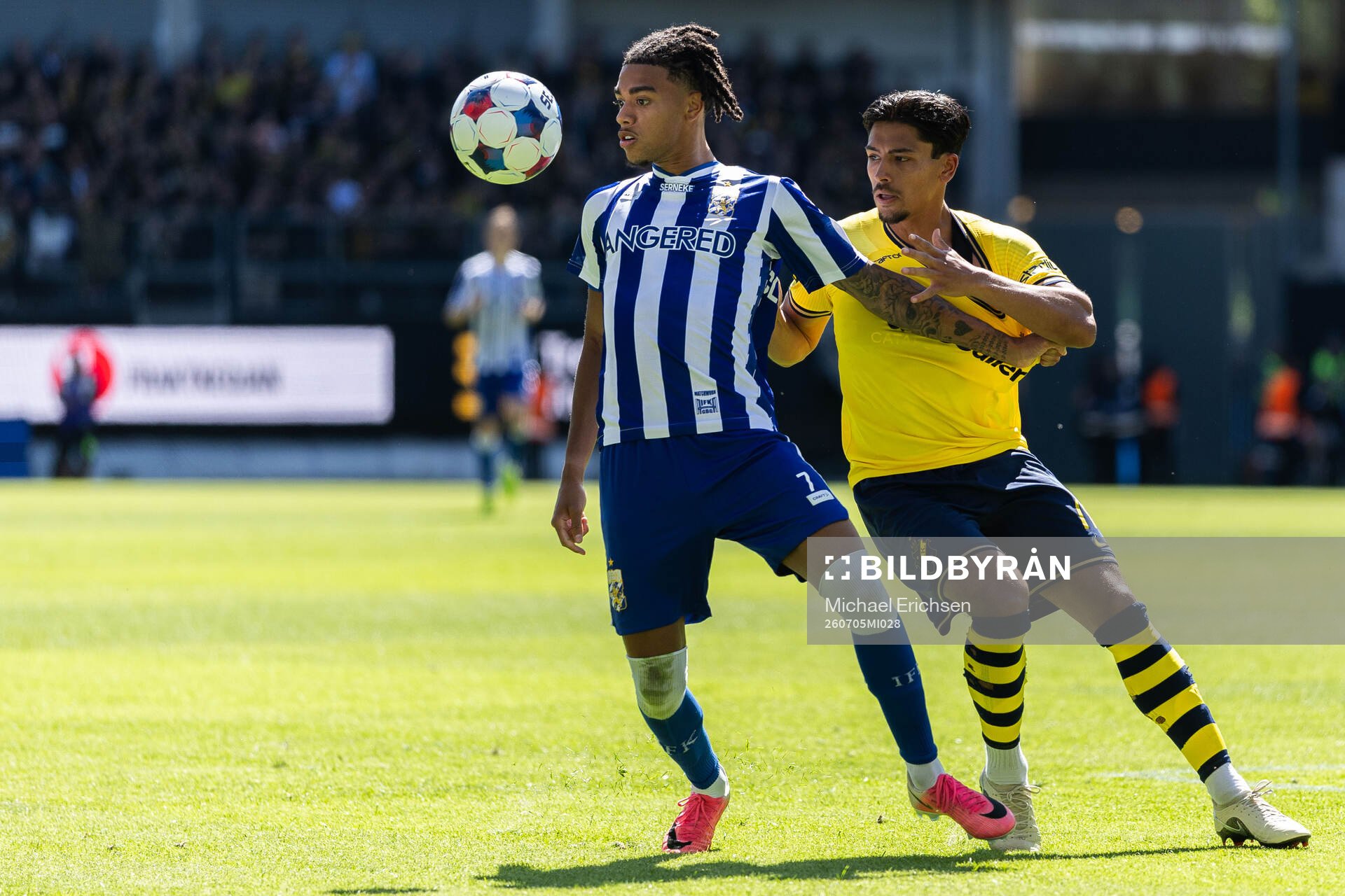 IFK Göteborgs Sebastian Clemmensen och AIKs Lukas Bergquist