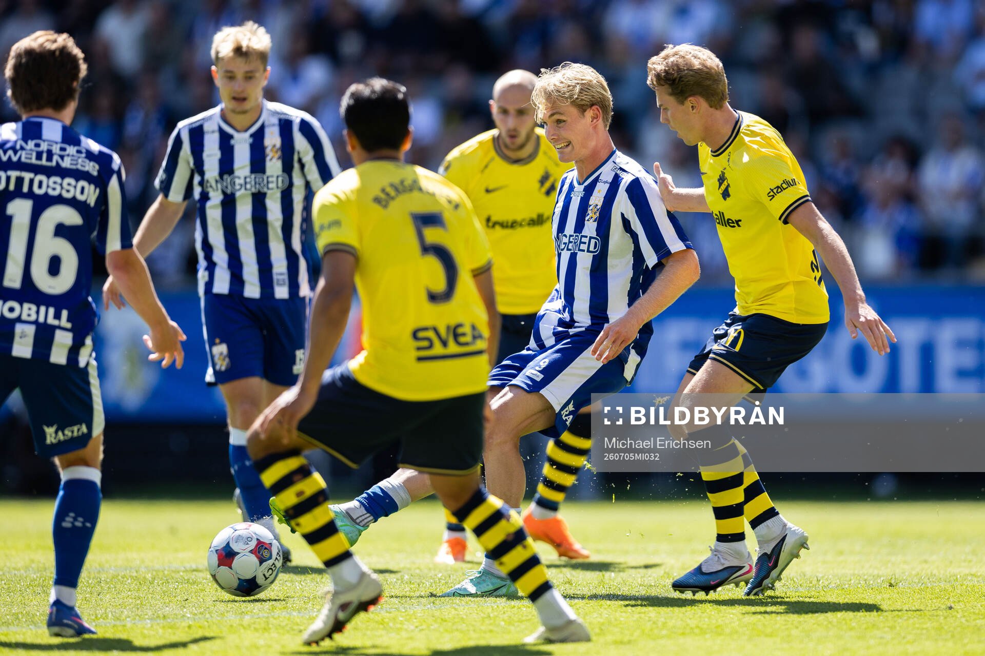 IFK Göteborgs Max Fenger och AIKs Fredrik Nissen