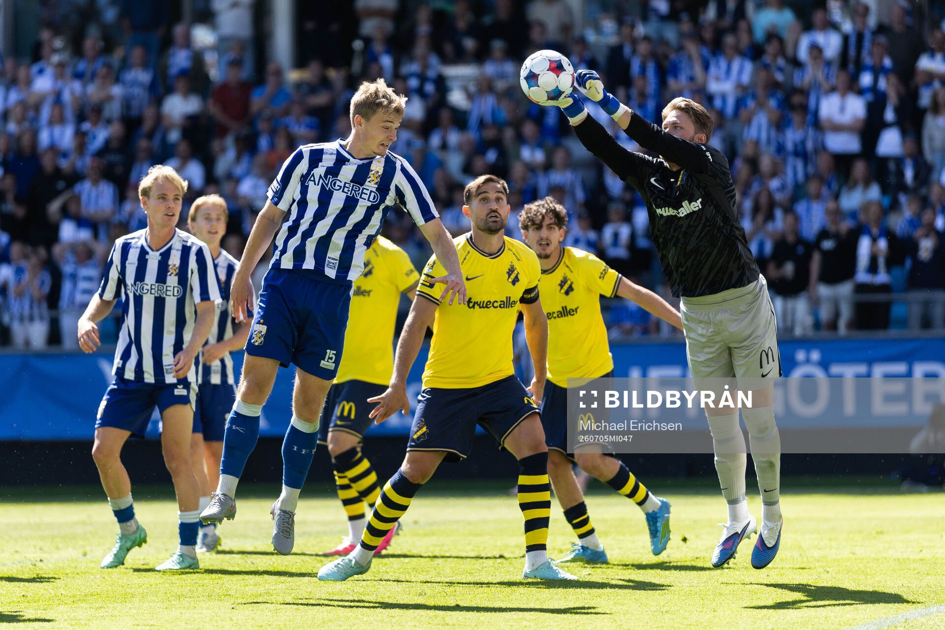 IFK Göteborgs David Kruse mot AIKs Sotirios