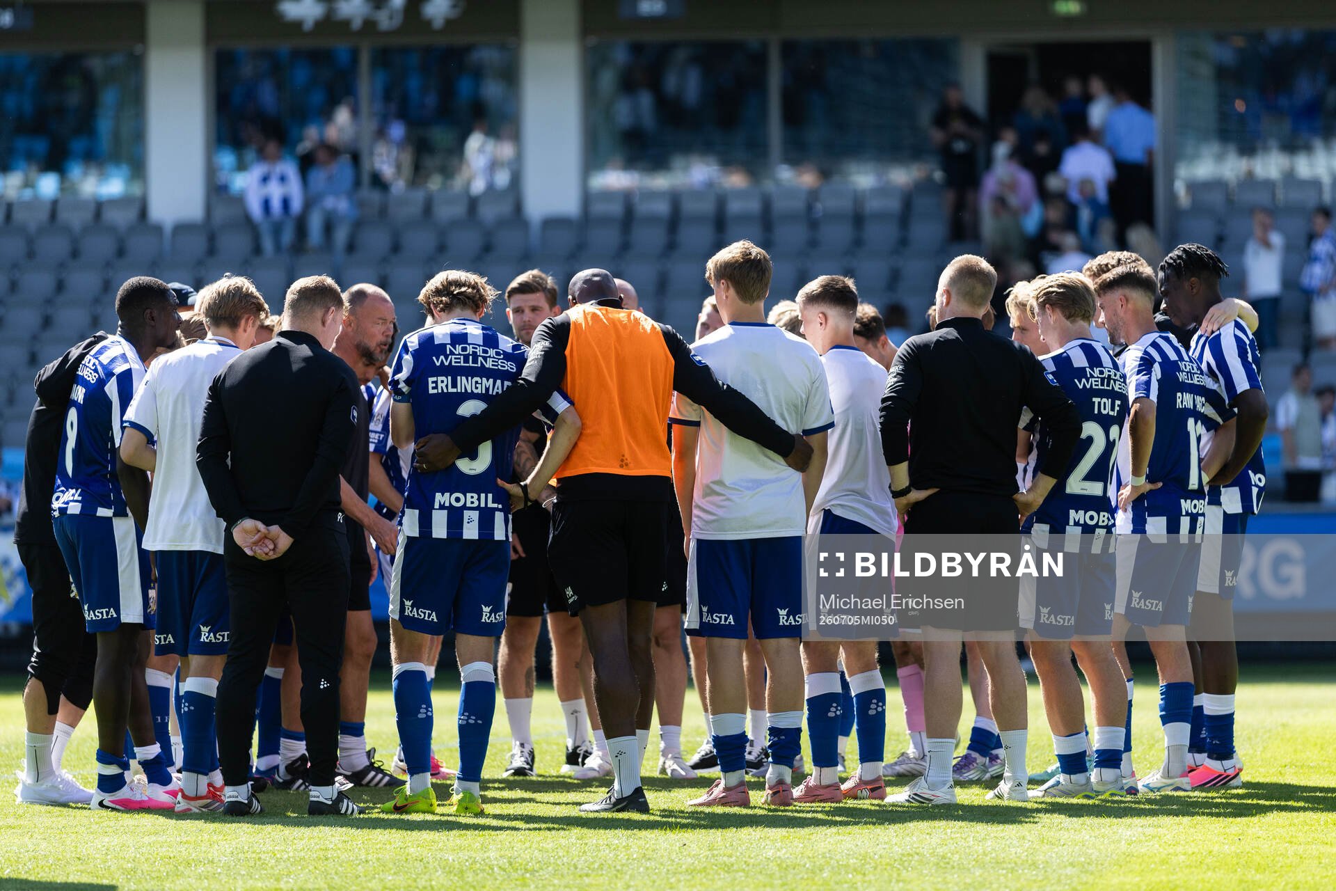 IFK Göteborgs spelare samlas