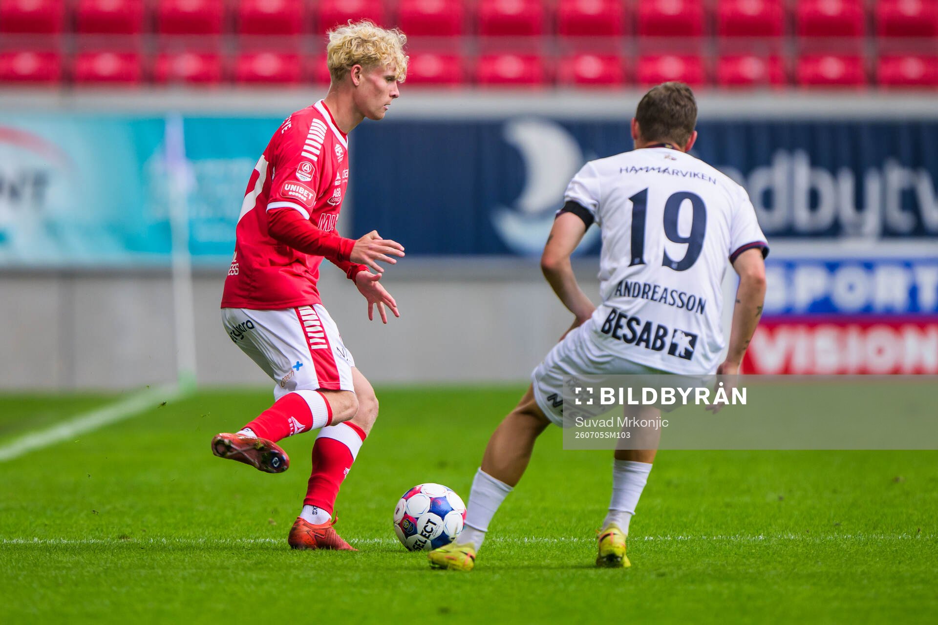 Kalmars Fabian Björklund och Örgrytes Anton Andreasson
