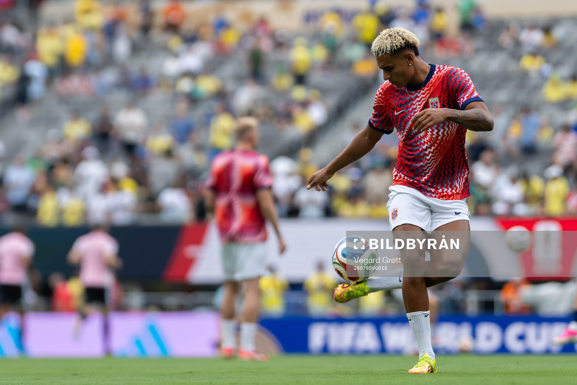 Antonio Nusa of Norway