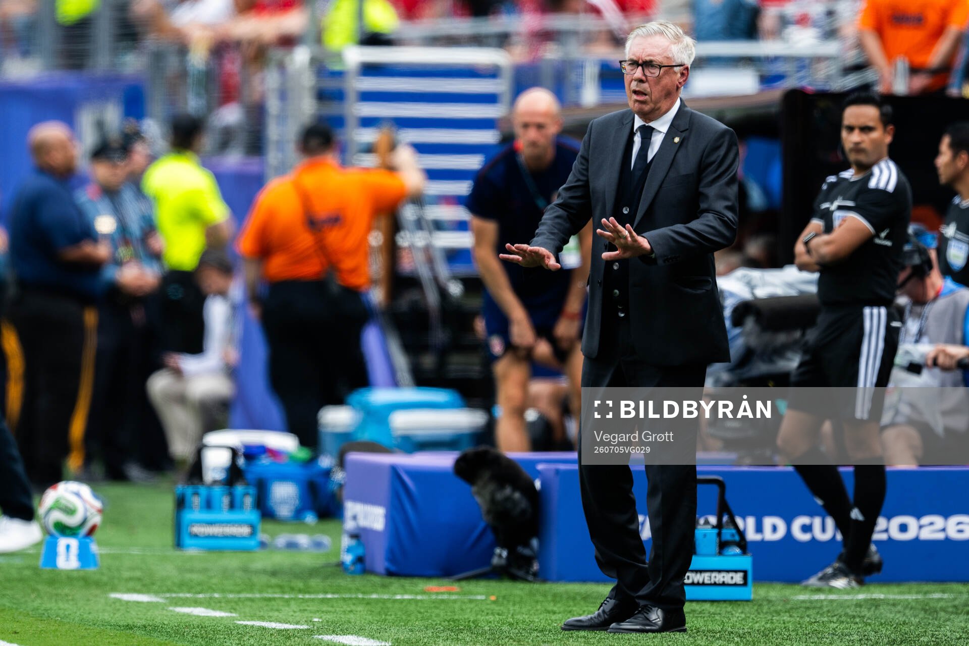 Head coach Carlo Ancelotti of Brazil