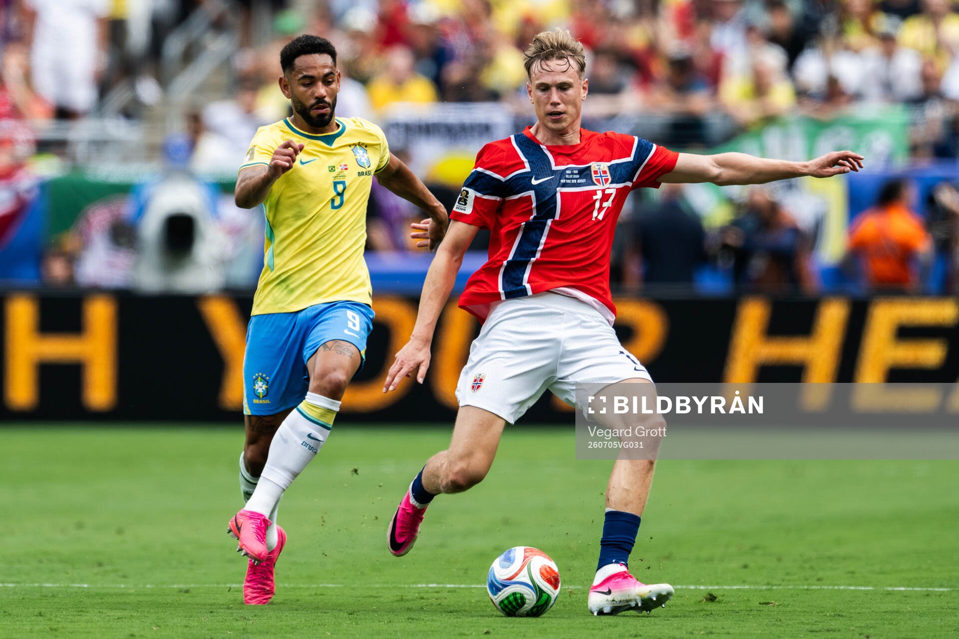 Matheus Cunha of Brazil and Torbjørn Lysaker Heggem of