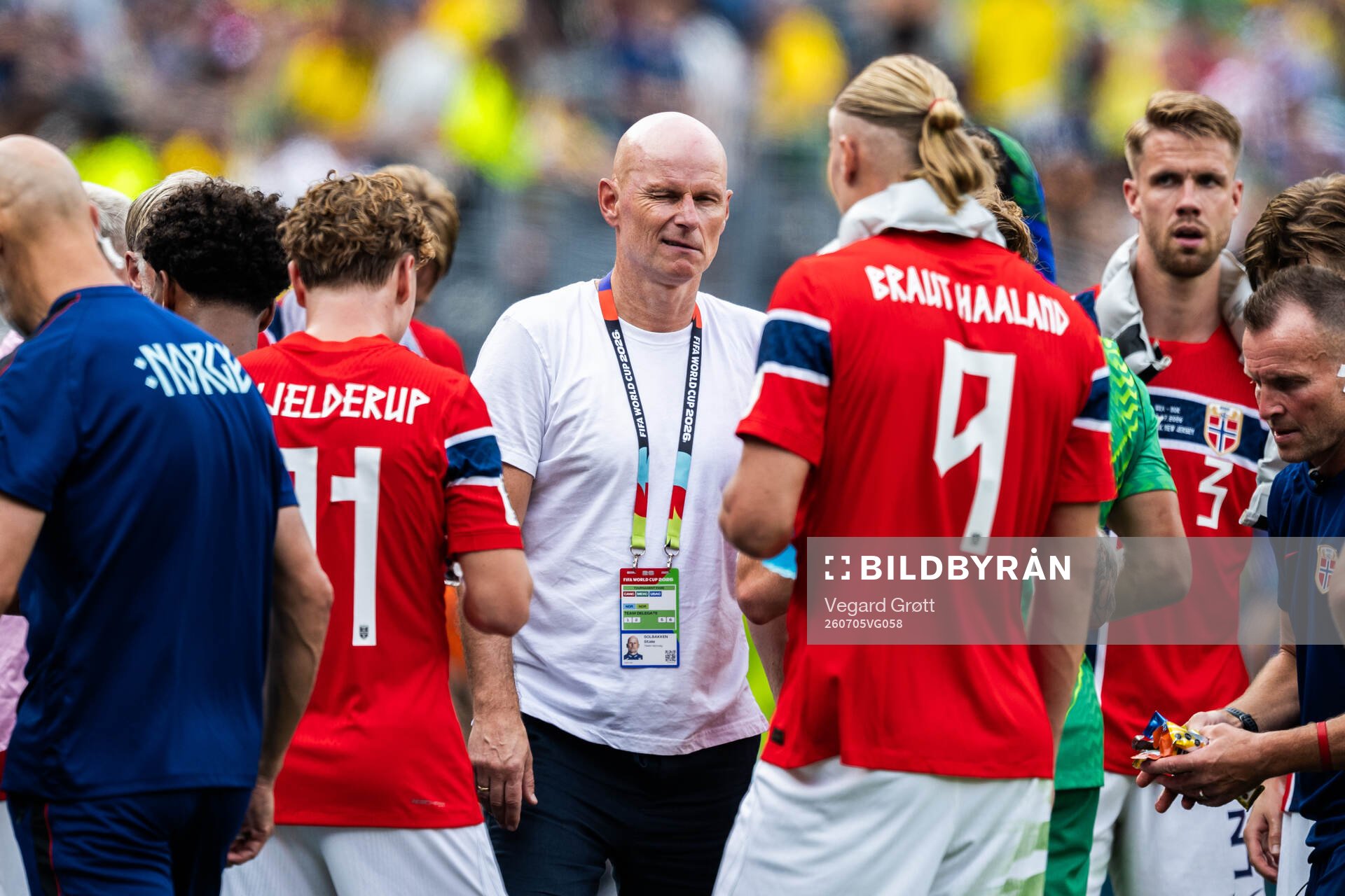 Head coach Ståle Solbakken of Norway