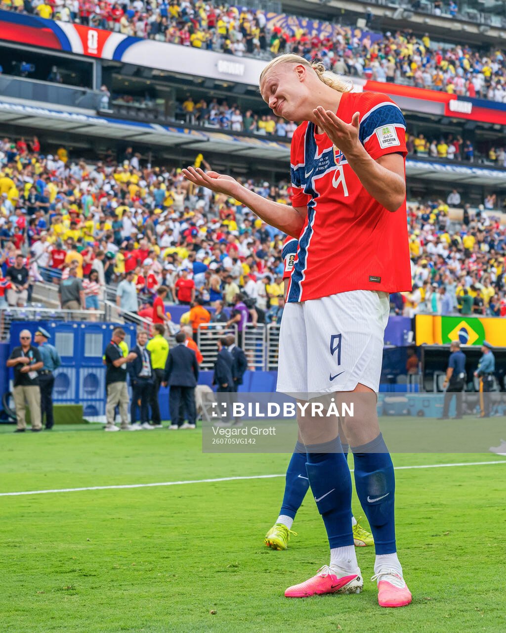 Erling Braut Haaland of Norway celebrates