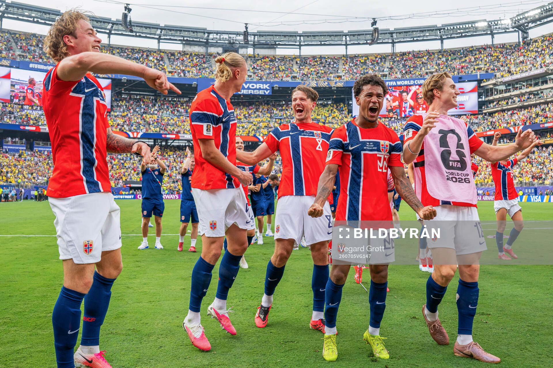 Patrick Berg, Erling Braut Haaland, Sander Berge, Oscar