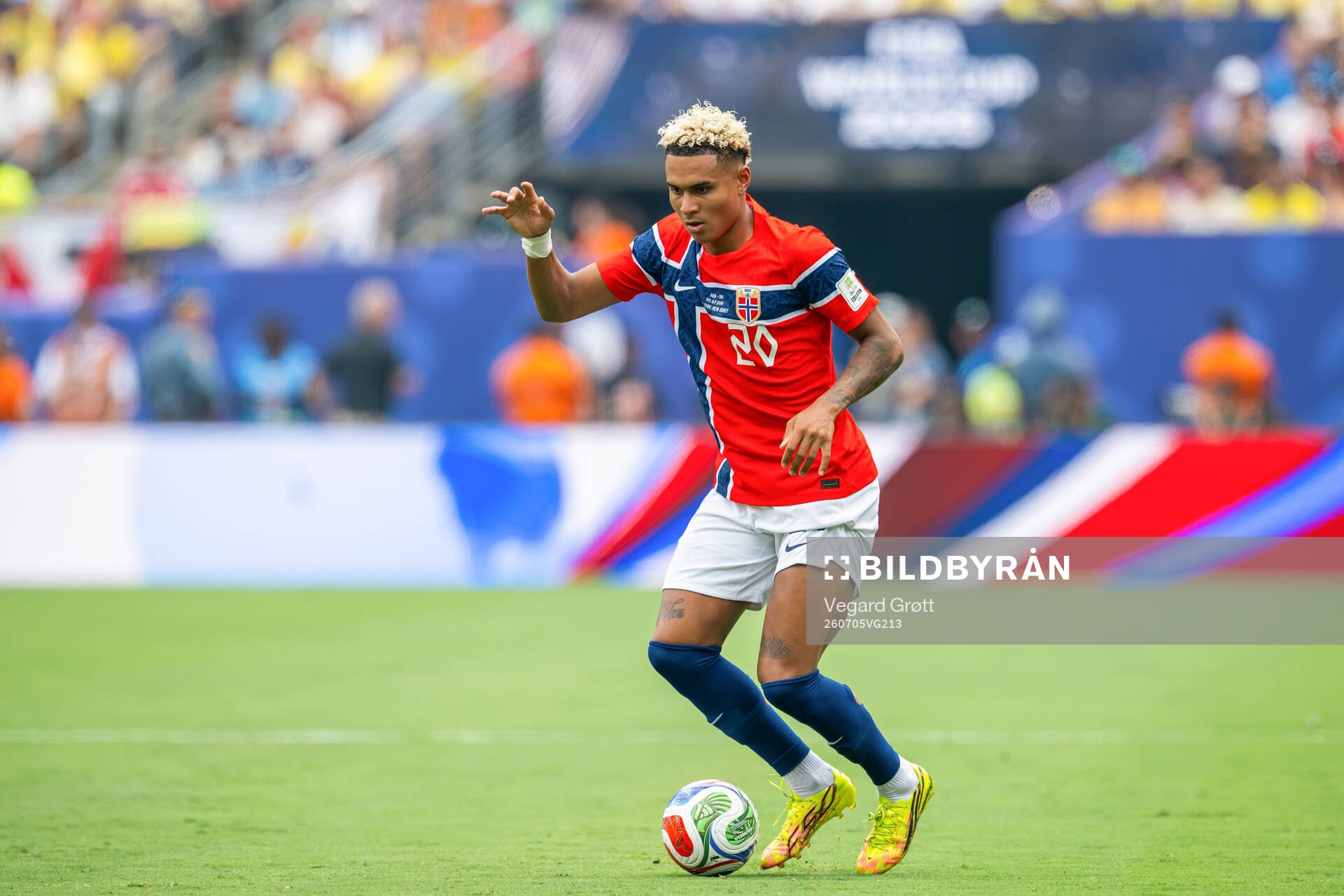 Antonio Nusa of Norway