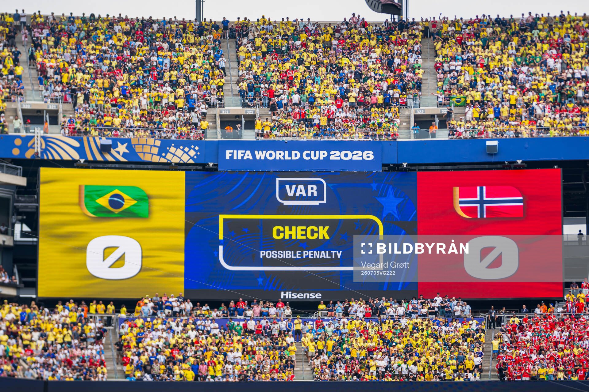The screen shows a VAR check