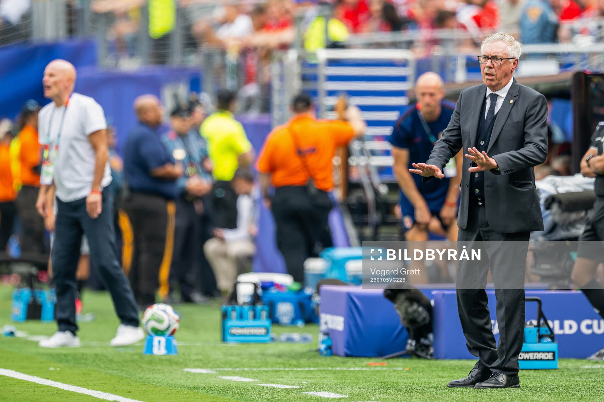 Head coach Carlo Ancelotti of Brazil