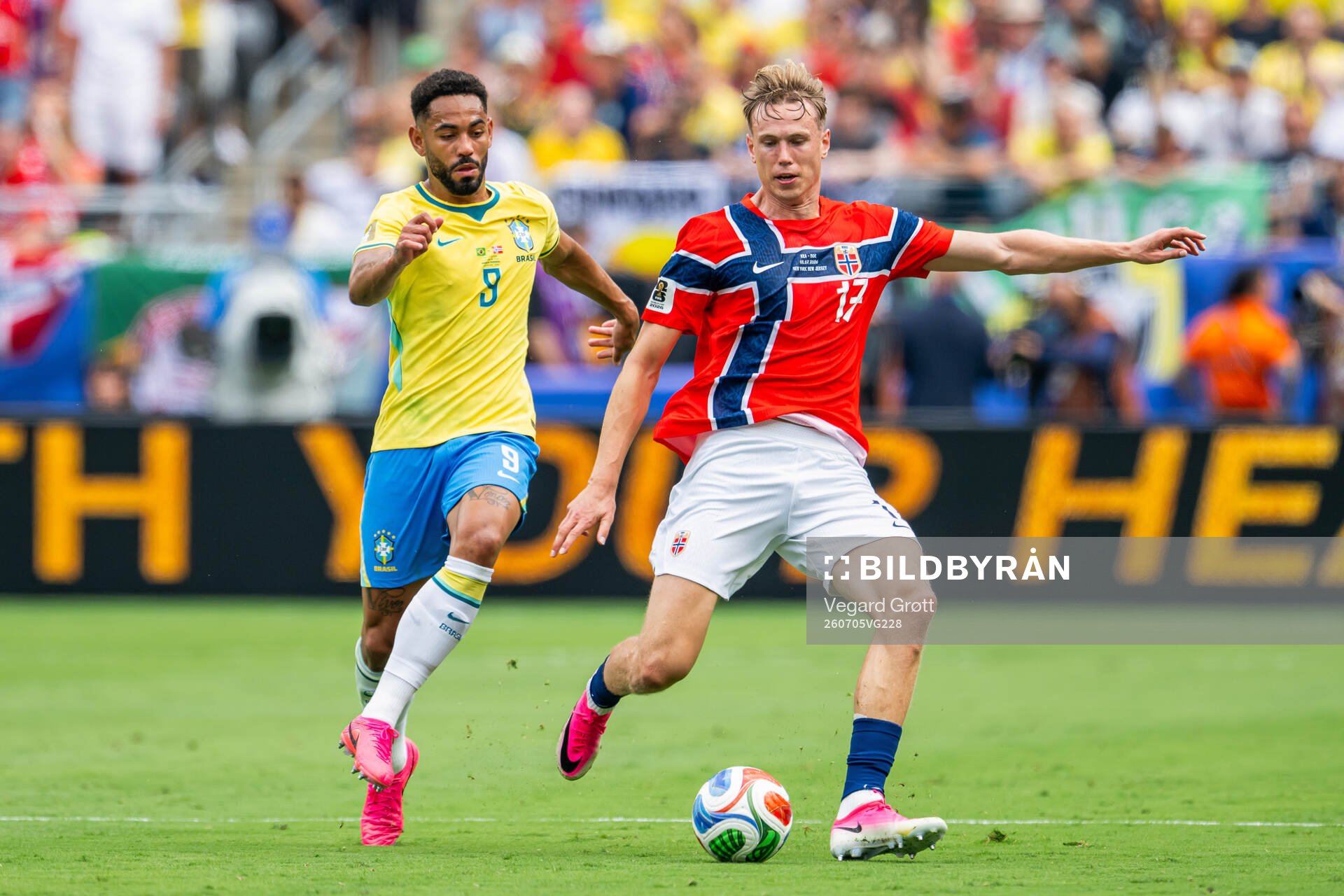 Matheus Cunha of Brazil and Torbjørn Lysaker Heggem of