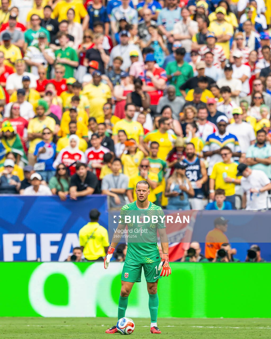 Goalkeeper Ørjan Håskjold Nyland of Norway