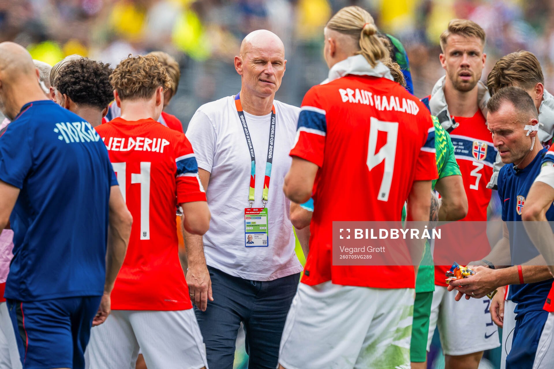 Head coach Ståle Solbakken of Norway