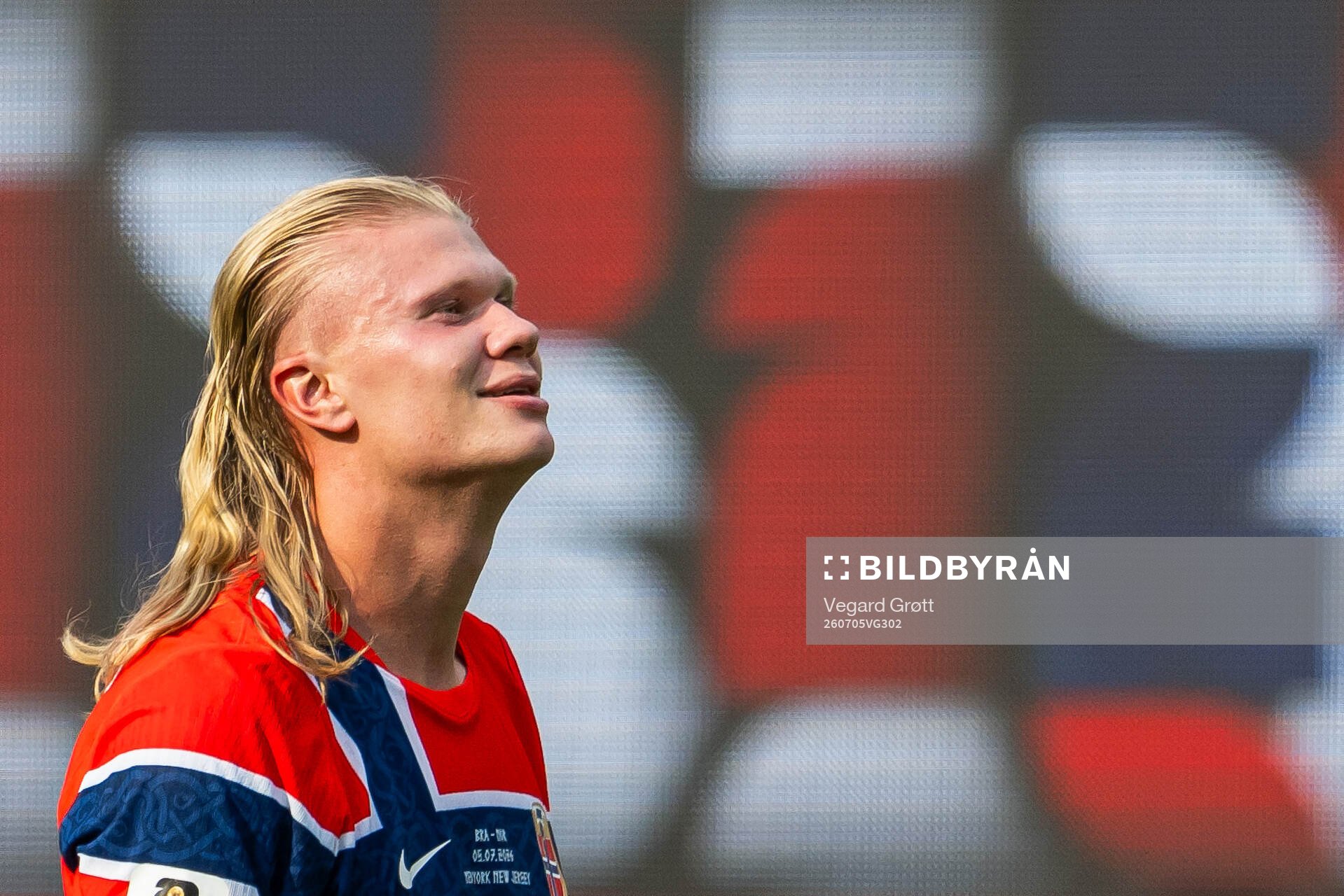 Erling Braut Haaland of Norway celebrates