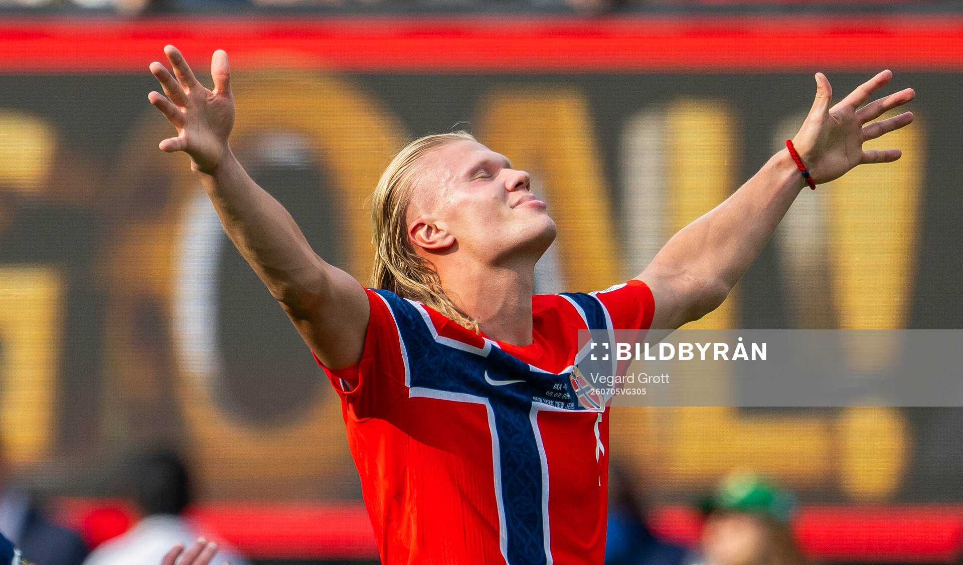 Erling Braut Haaland of Norway celebrates