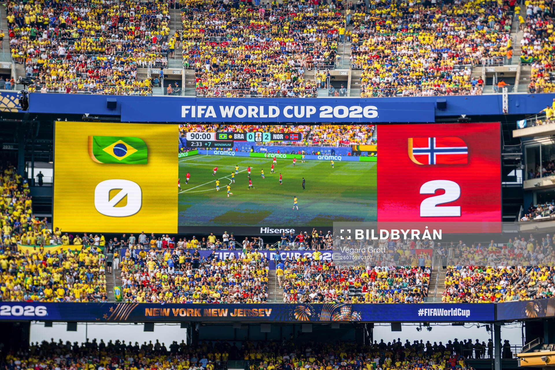 A screen shows the result