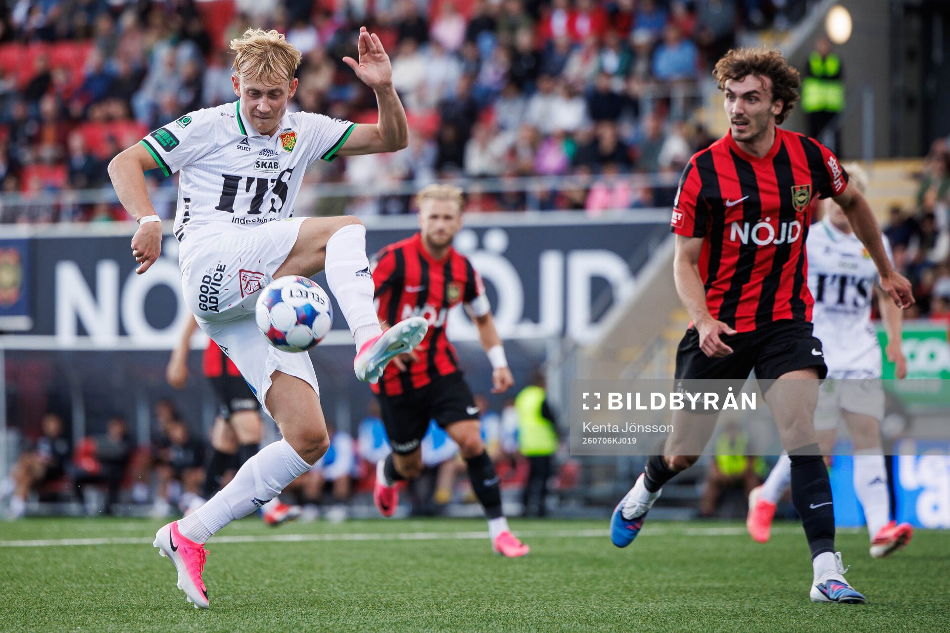 GAIS Henry Sletsjøe och Brommapojkarnas Andreas Troelsen