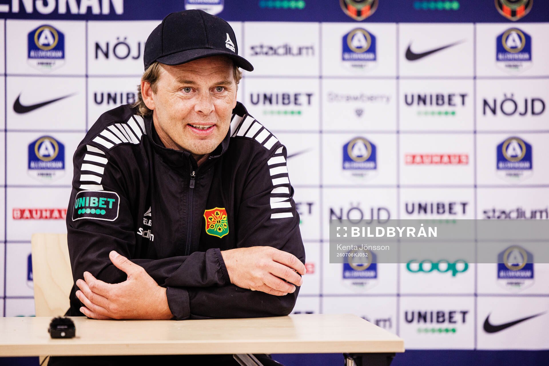 GAIS tränare Fredrik Holmberg