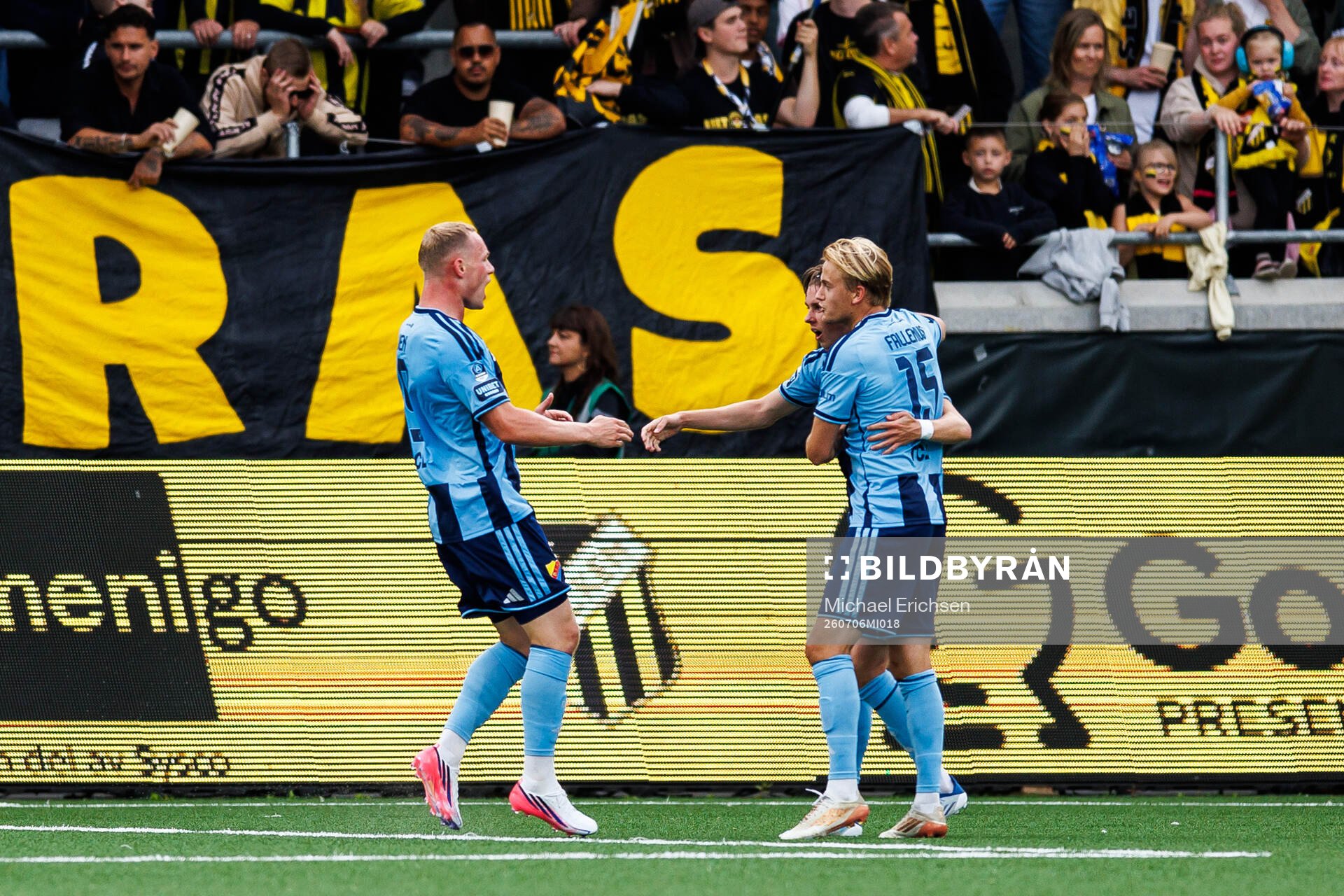 Djurgårdens Kristian Lien jublar