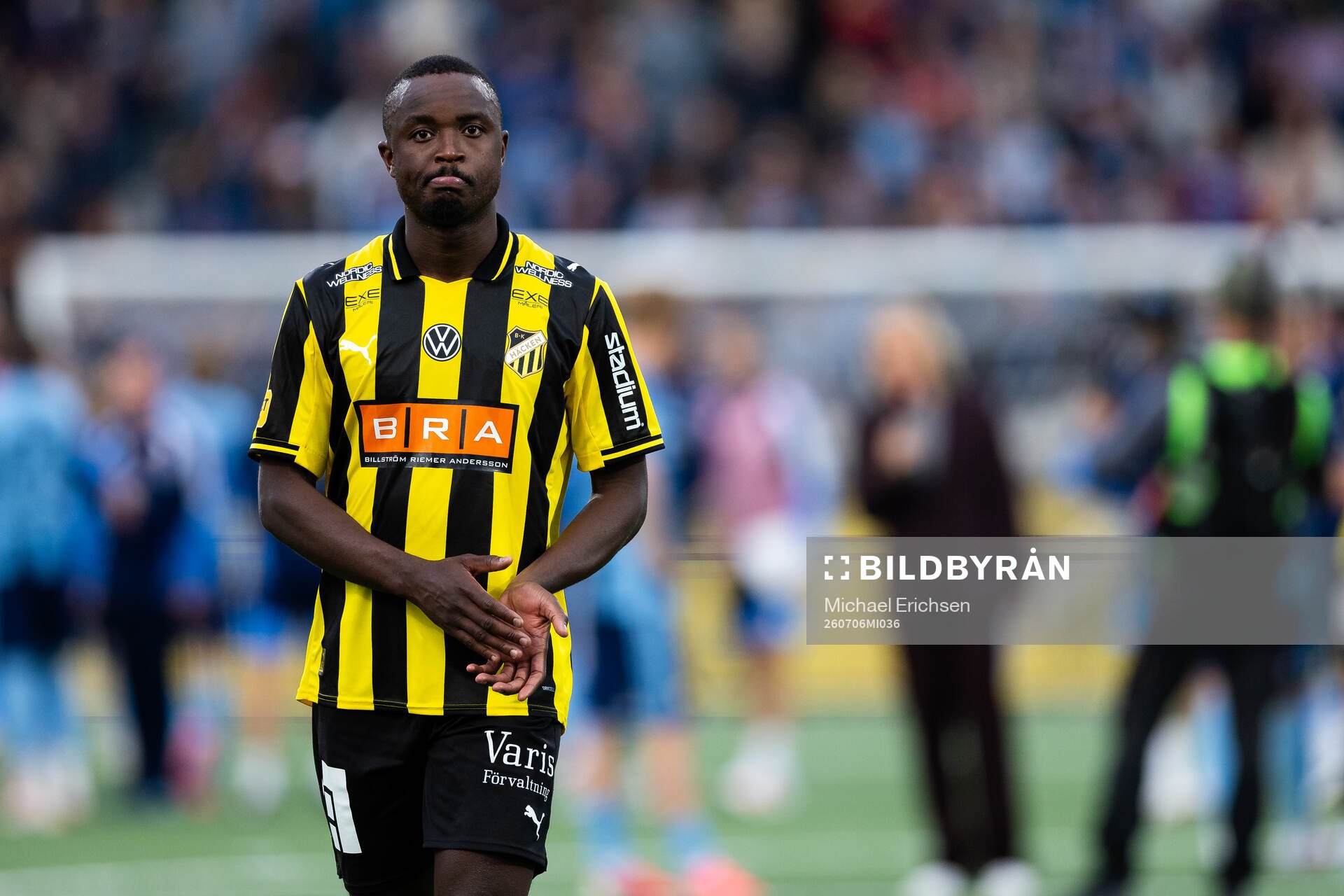 Häckens Brice Wembangomo deppar