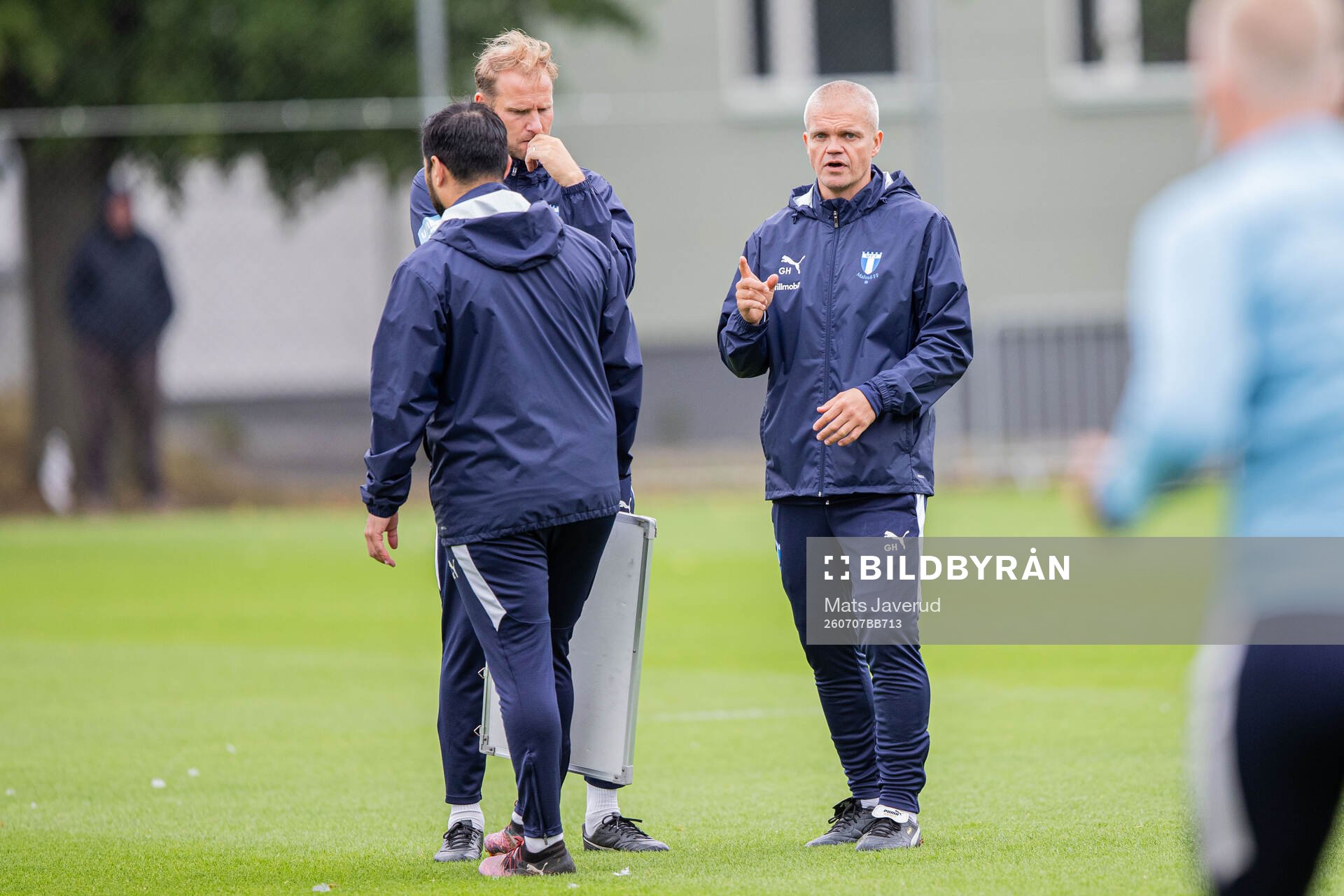 Malmö FFs sportchef Ola Toivonen och huvudtränare Gaute