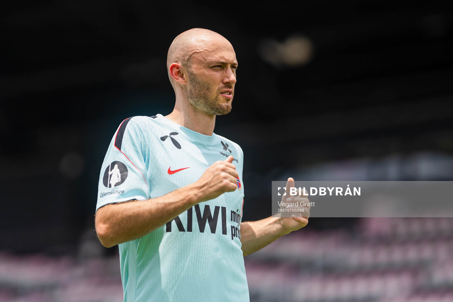 Fredrik Aursnes of the Norwegian national football team at