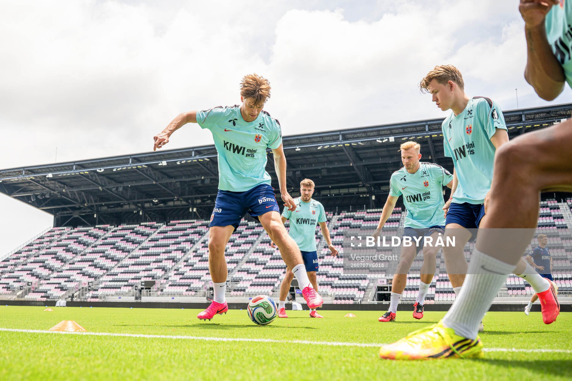 Henrik Falchener of the Norwegian national football team at