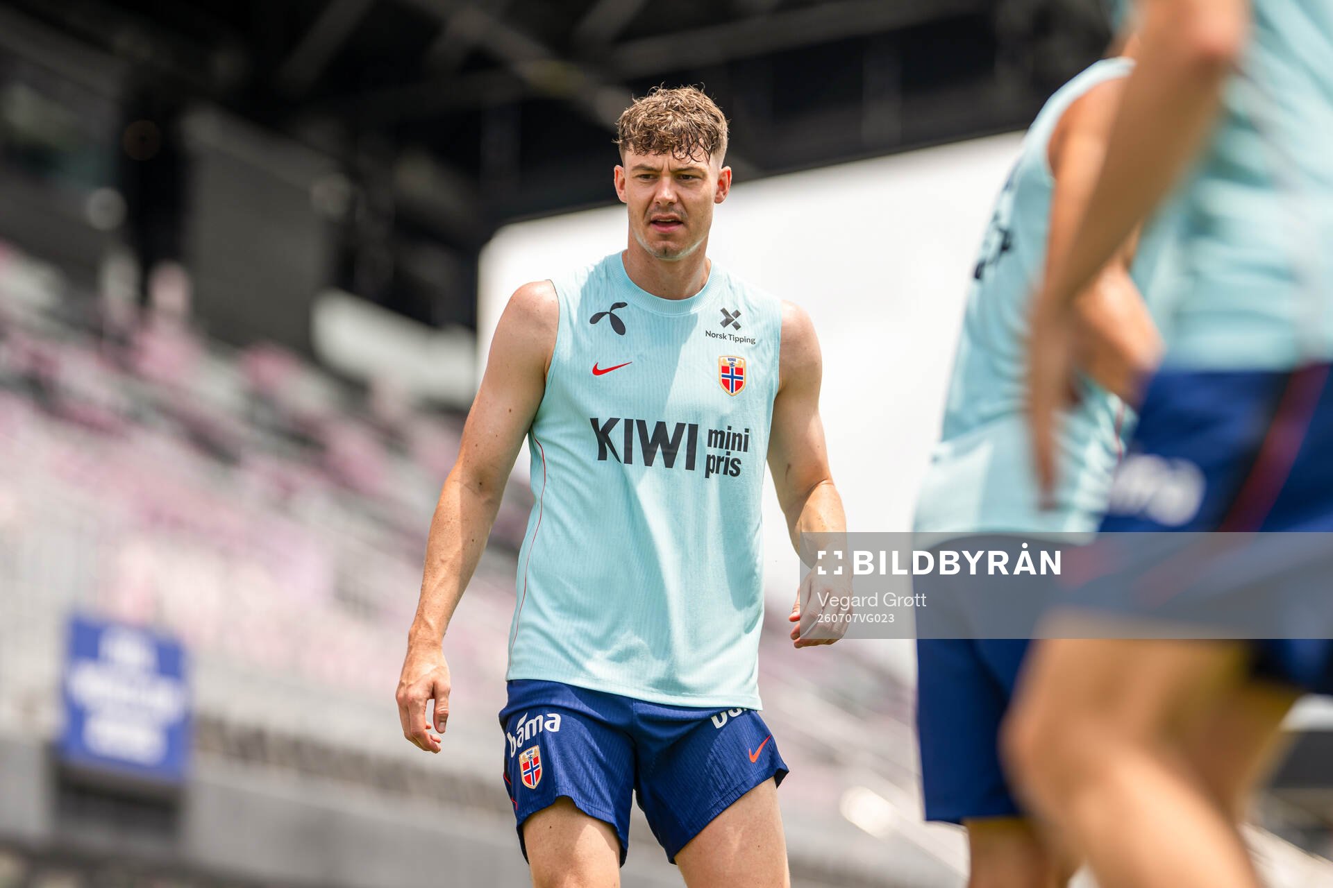 Jørgen Strand Larsen of the Norwegian national football