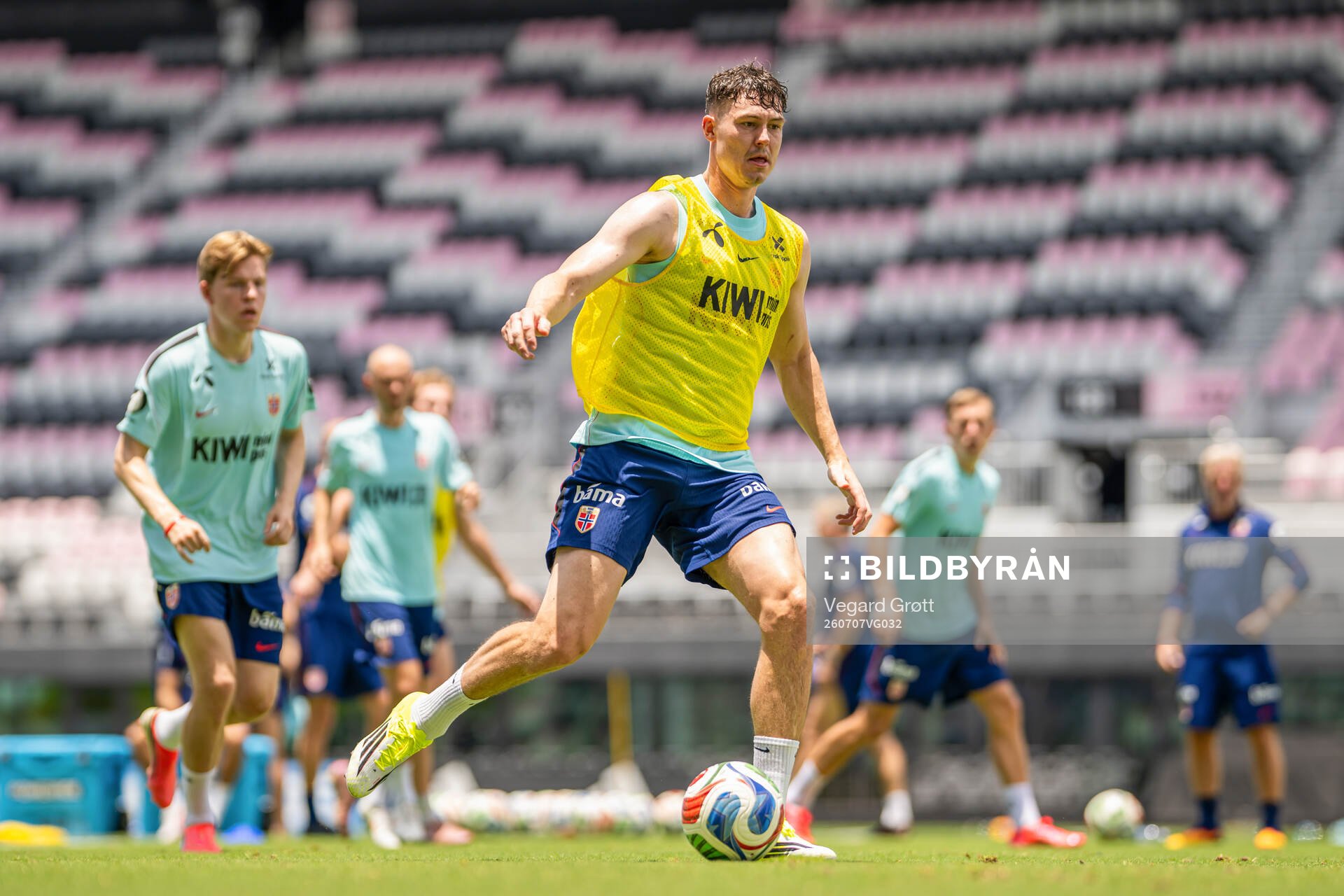 Jørgen Strand Larsen of the Norwegian national football