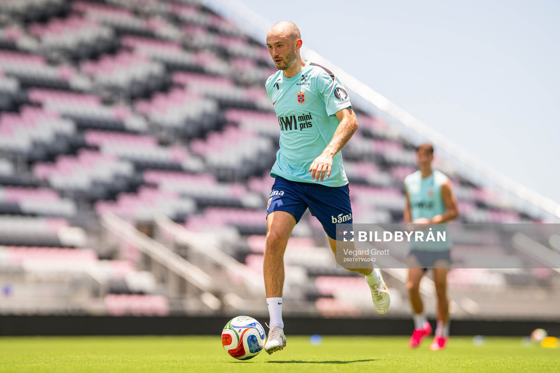 Fredrik Aursnes of the Norwegian national football team at