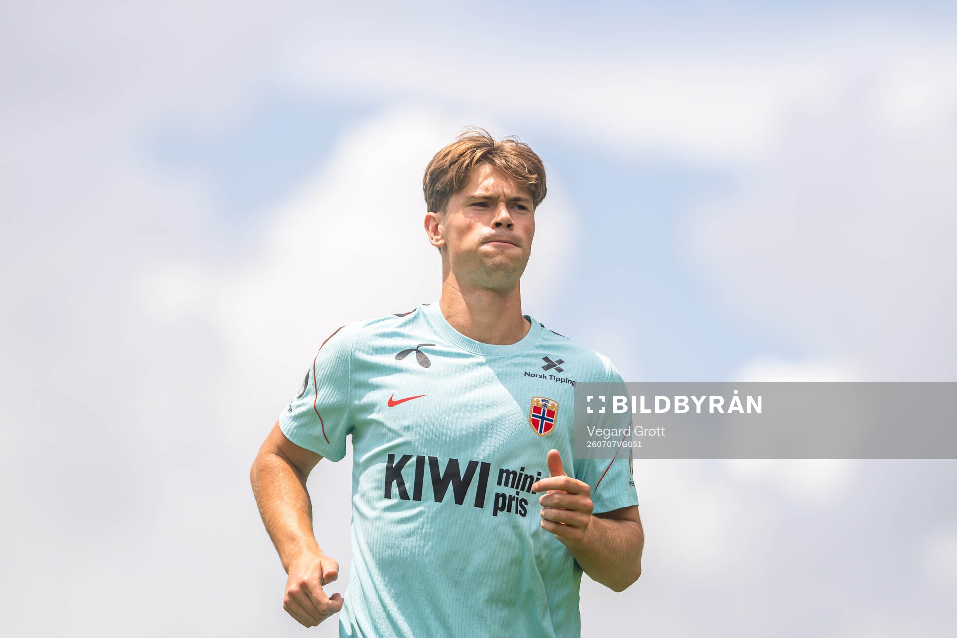 Henrik Falchener of the Norwegian national football team at
