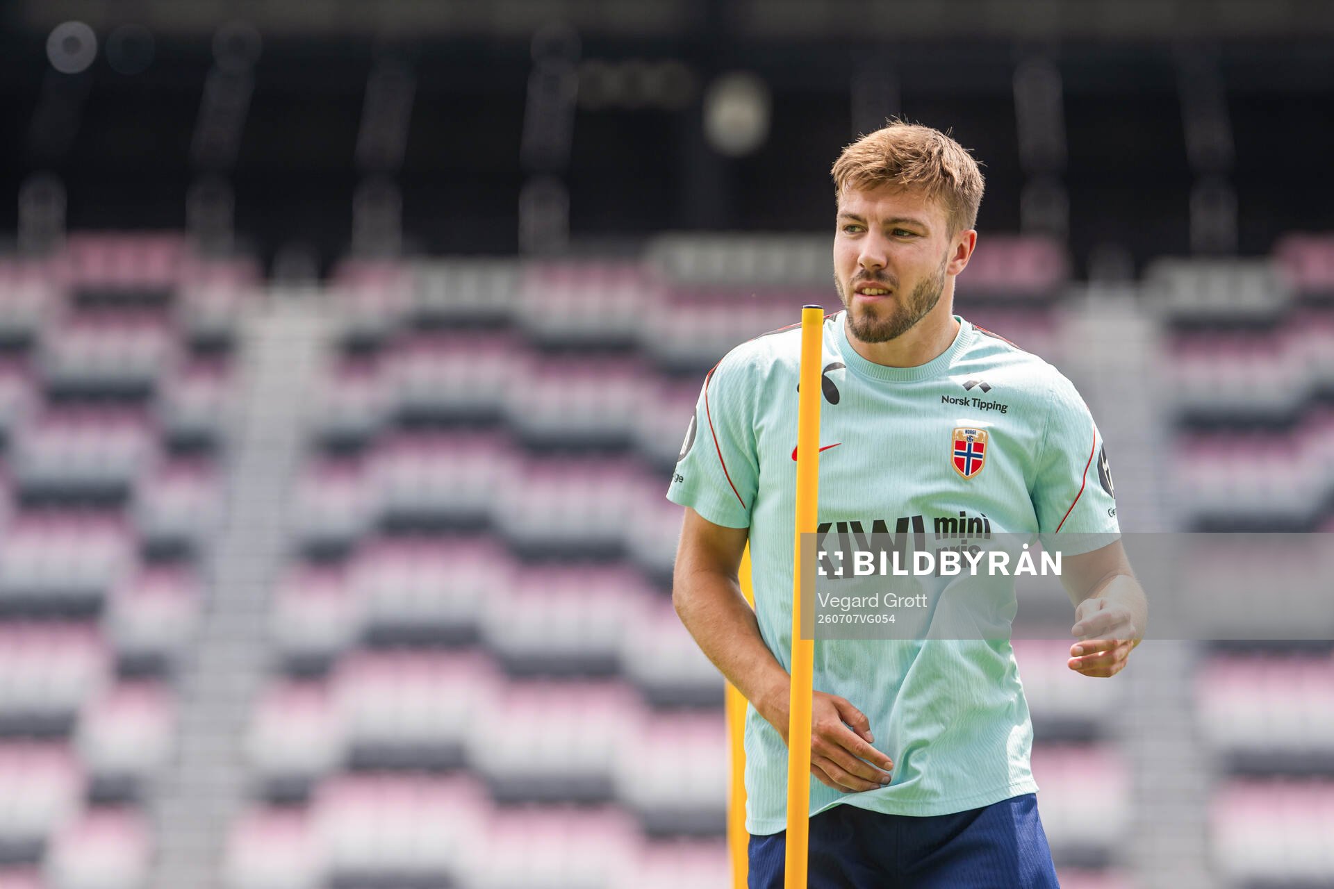 Fredrik André Bjørkan of the Norwegian national football