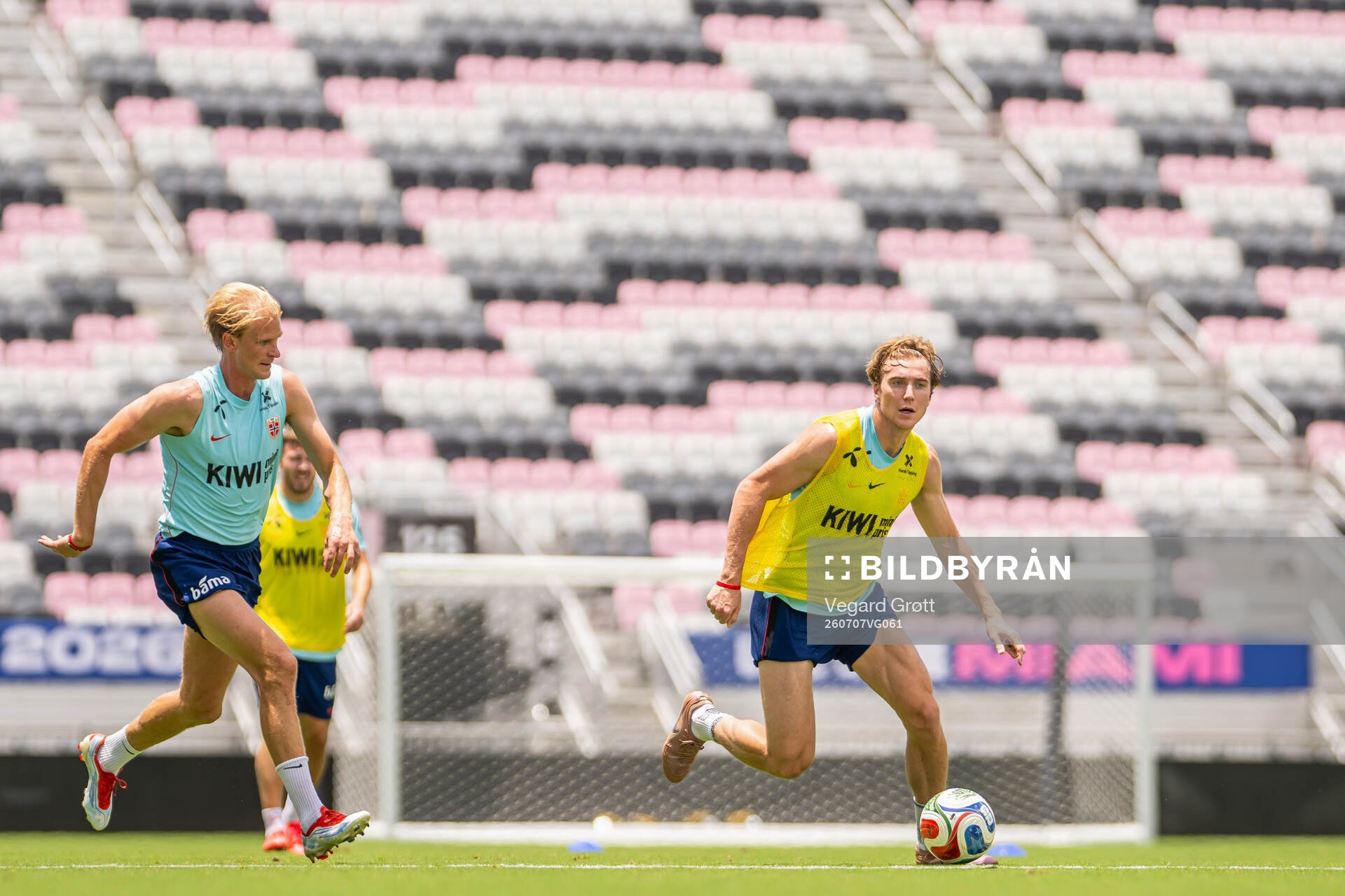 Morten Thorsby and Kristian Thorstvedt of the Norwegian