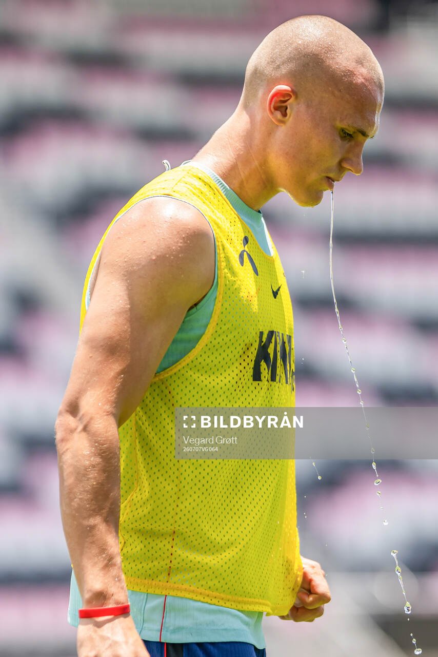 Leo Østigård of the Norwegian national football team