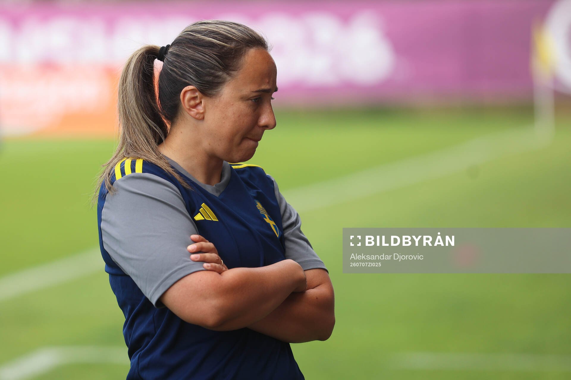 Head coach Briana Campos of Sweden