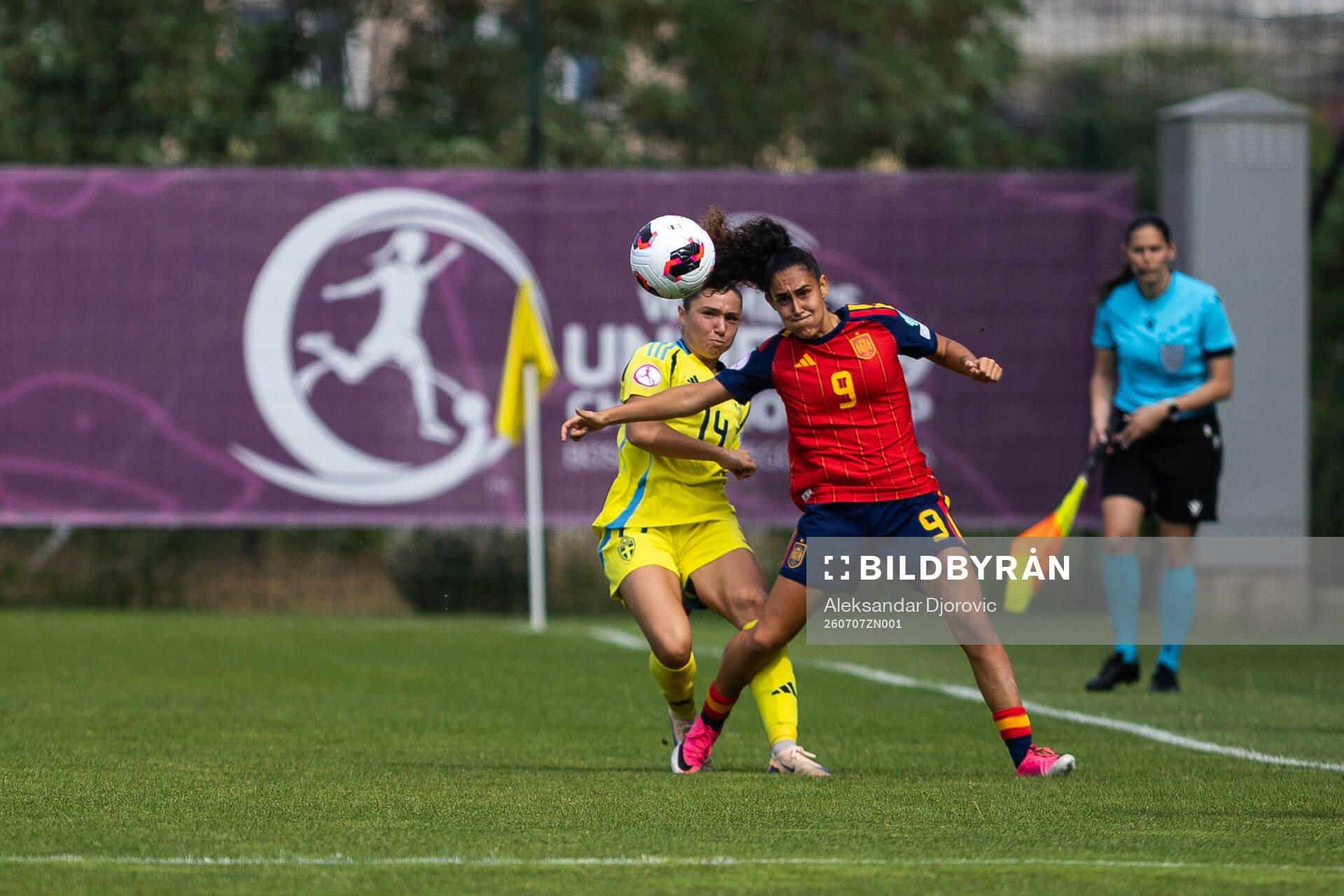 Thea Staffansson of Sweden and Celia Segura of Spain