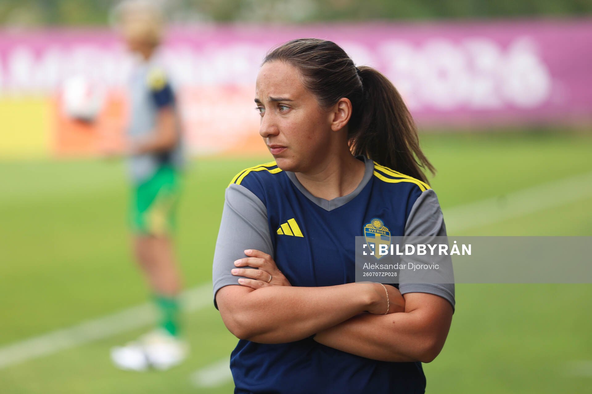Head coach Briana Campos of Sweden