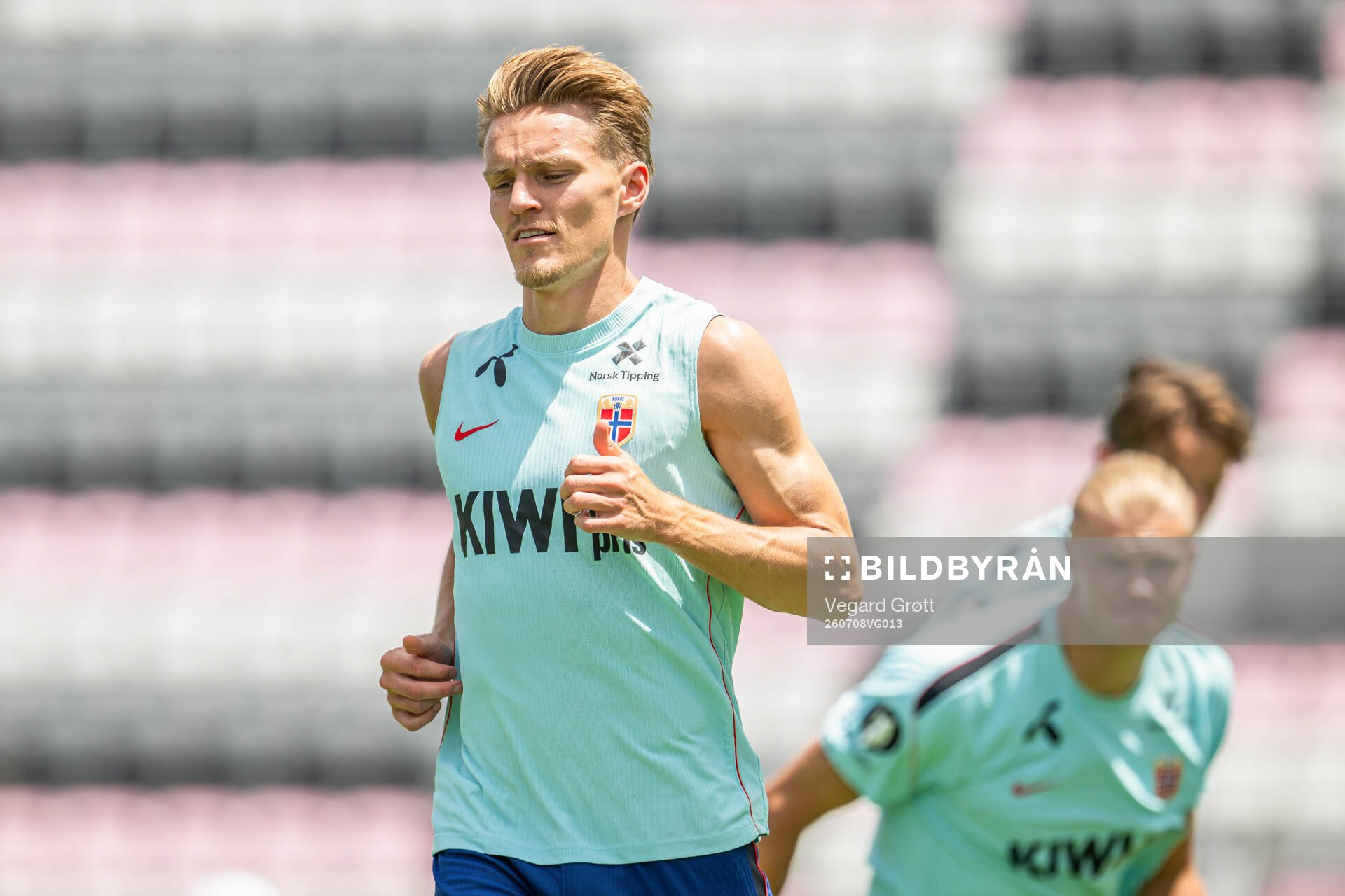 Martin Ødegaard of the Norwegian national football team at