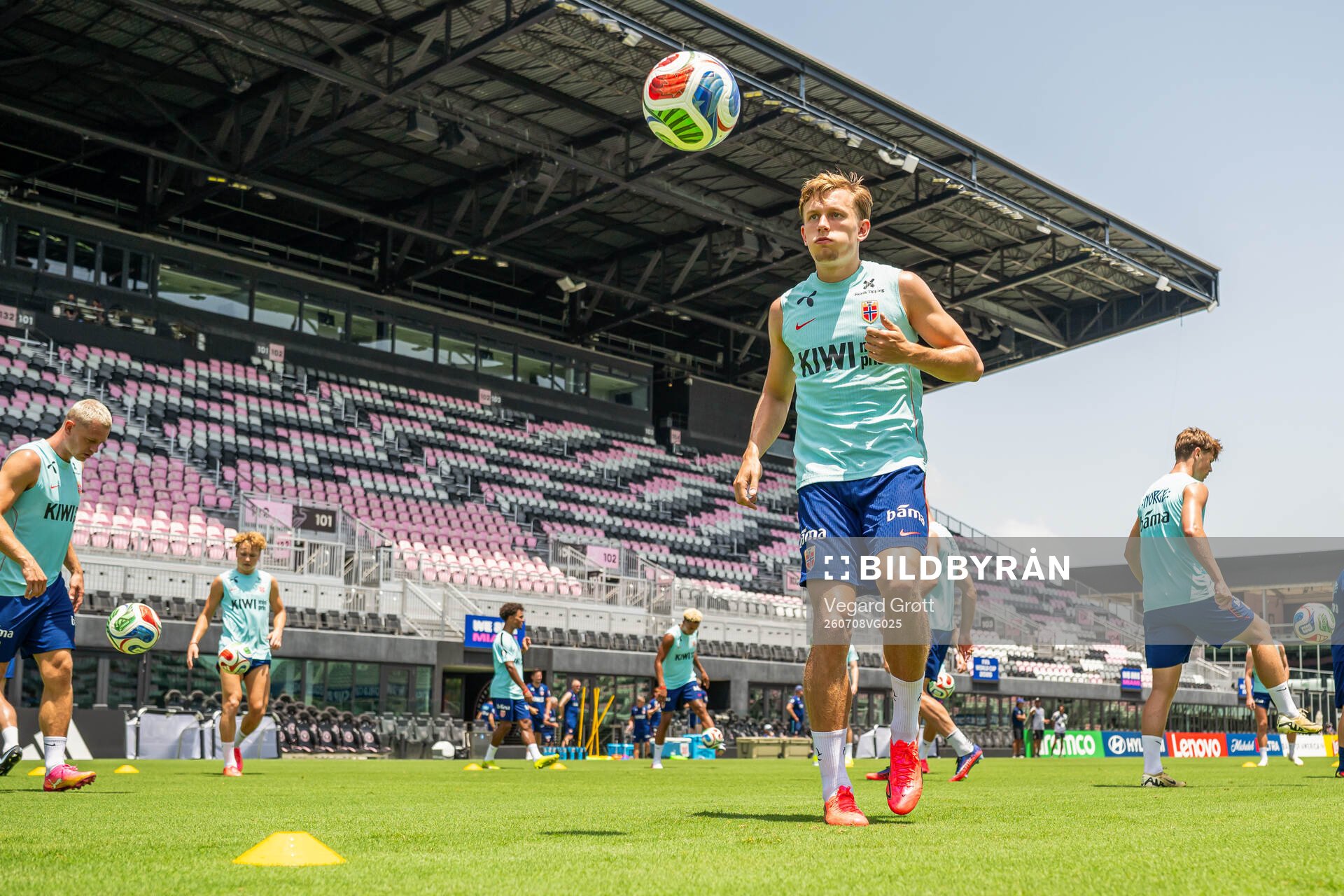 Marcus Holmgren Pedersen of the Norwegian national football