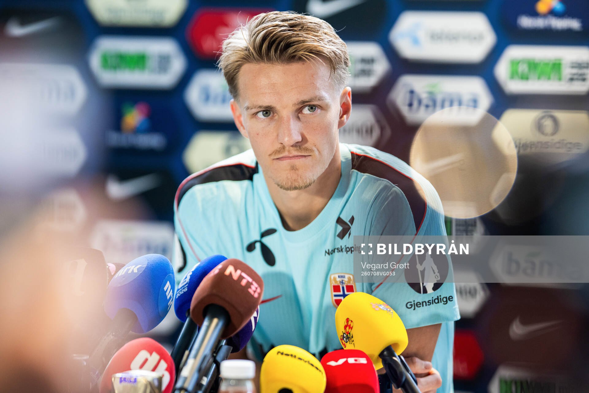 Martin Ødegaard of the Norwegian national football team at