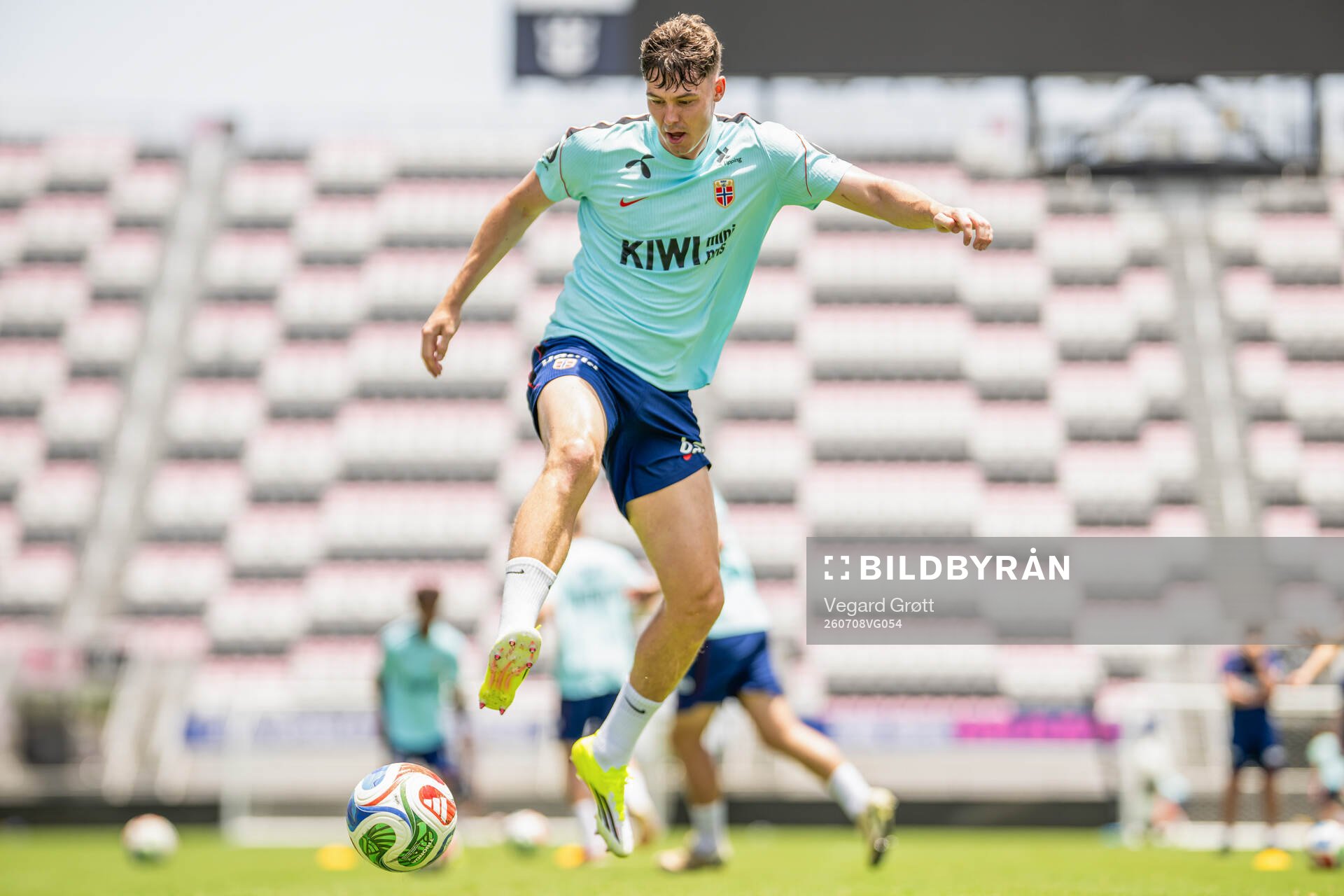 Jørgen Strand Larsen of the Norwegian national football