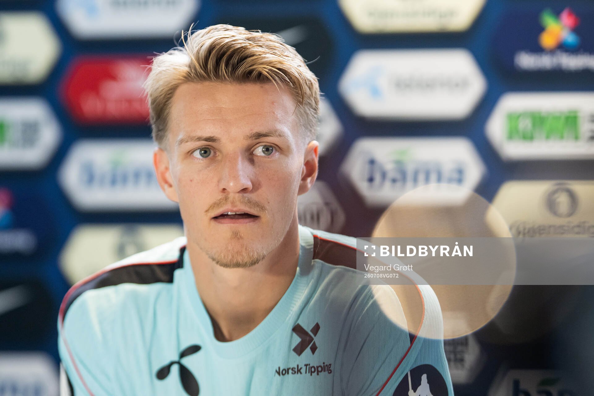 Martin Ødegaard of the Norwegian national football team at