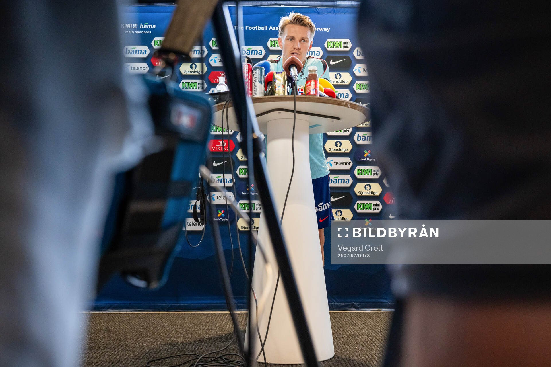 Martin Ødegaard of the Norwegian national football team at
