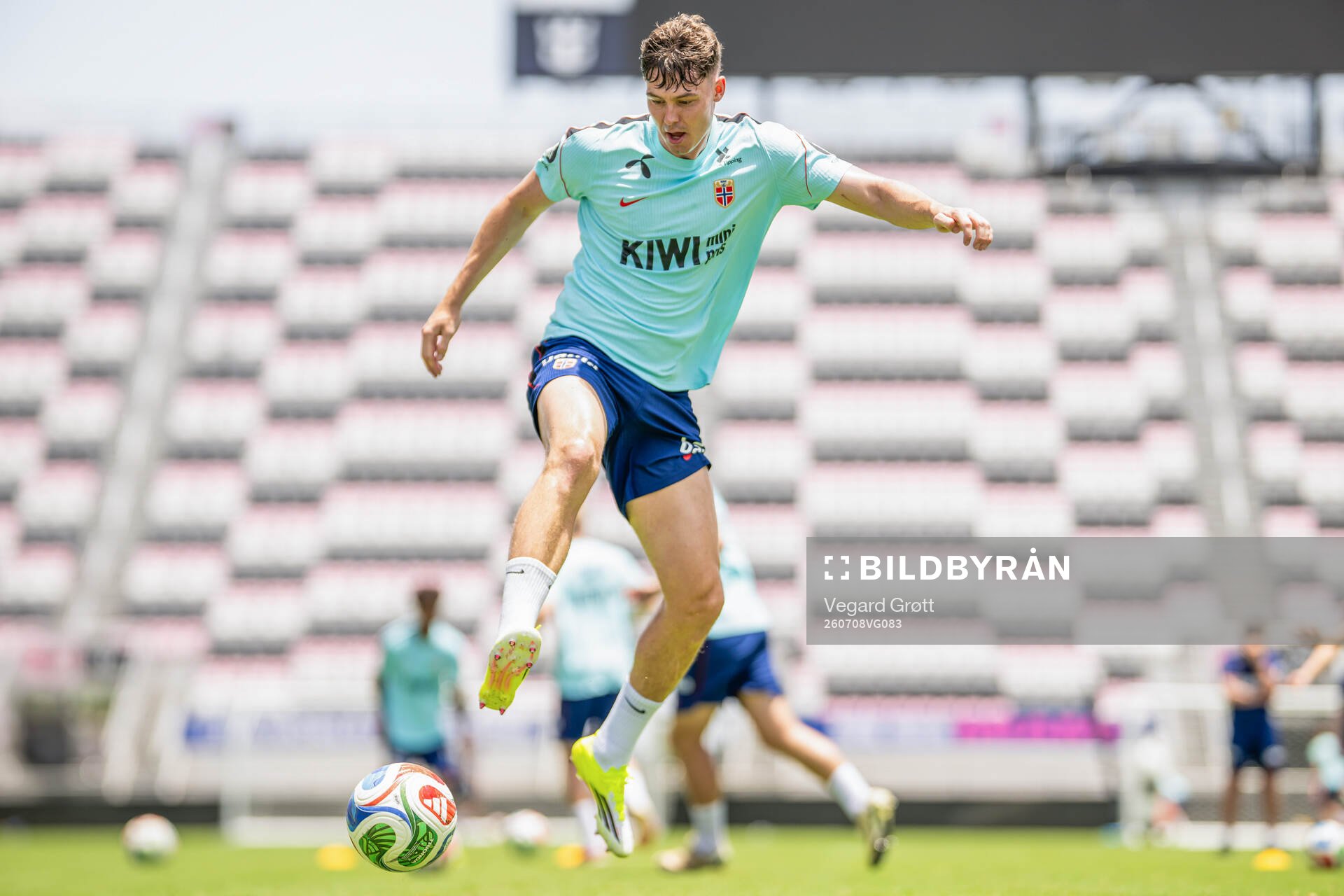 Jørgen Strand Larsen of the Norwegian national football
