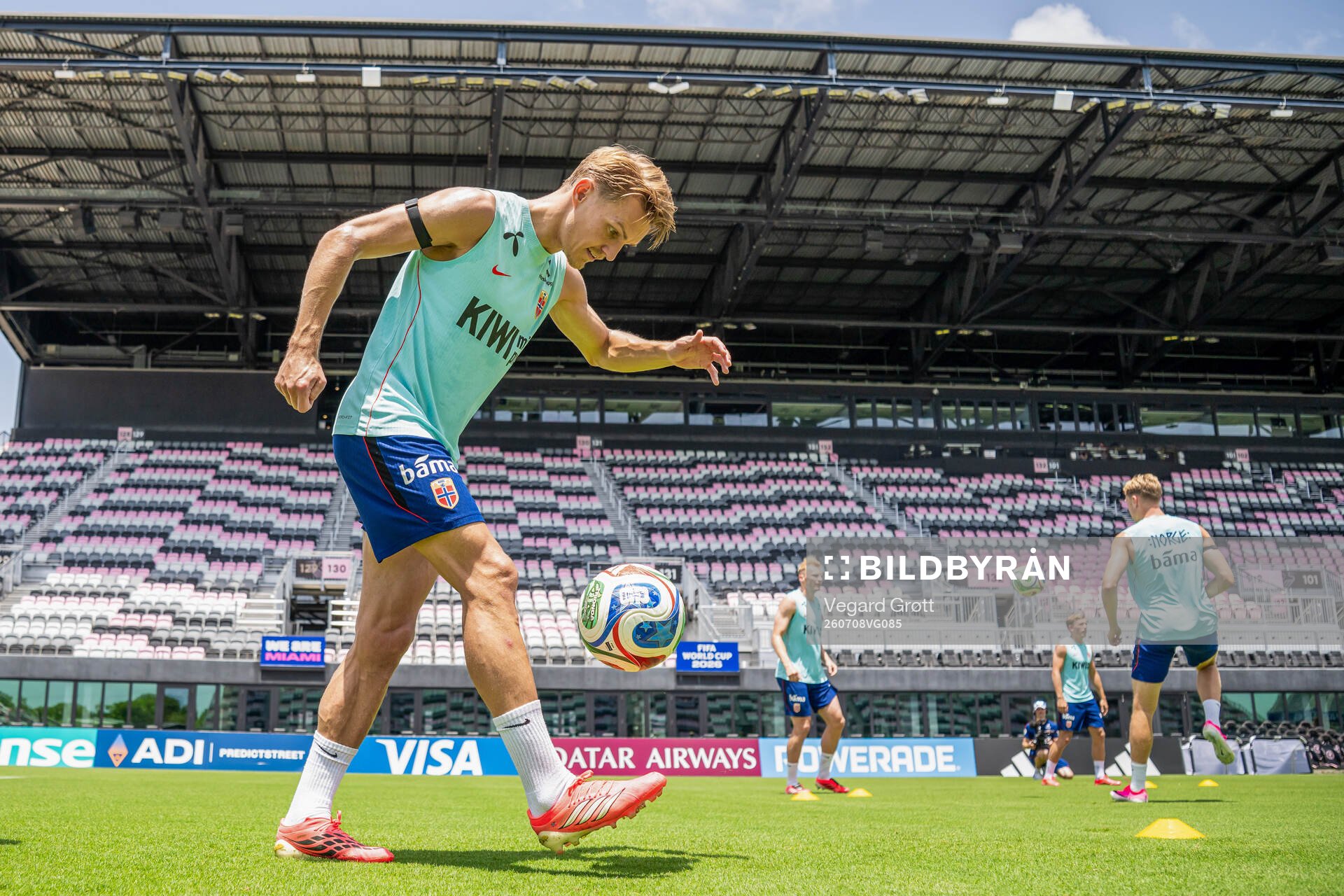 Martin Ødegaard of the Norwegian national football team at